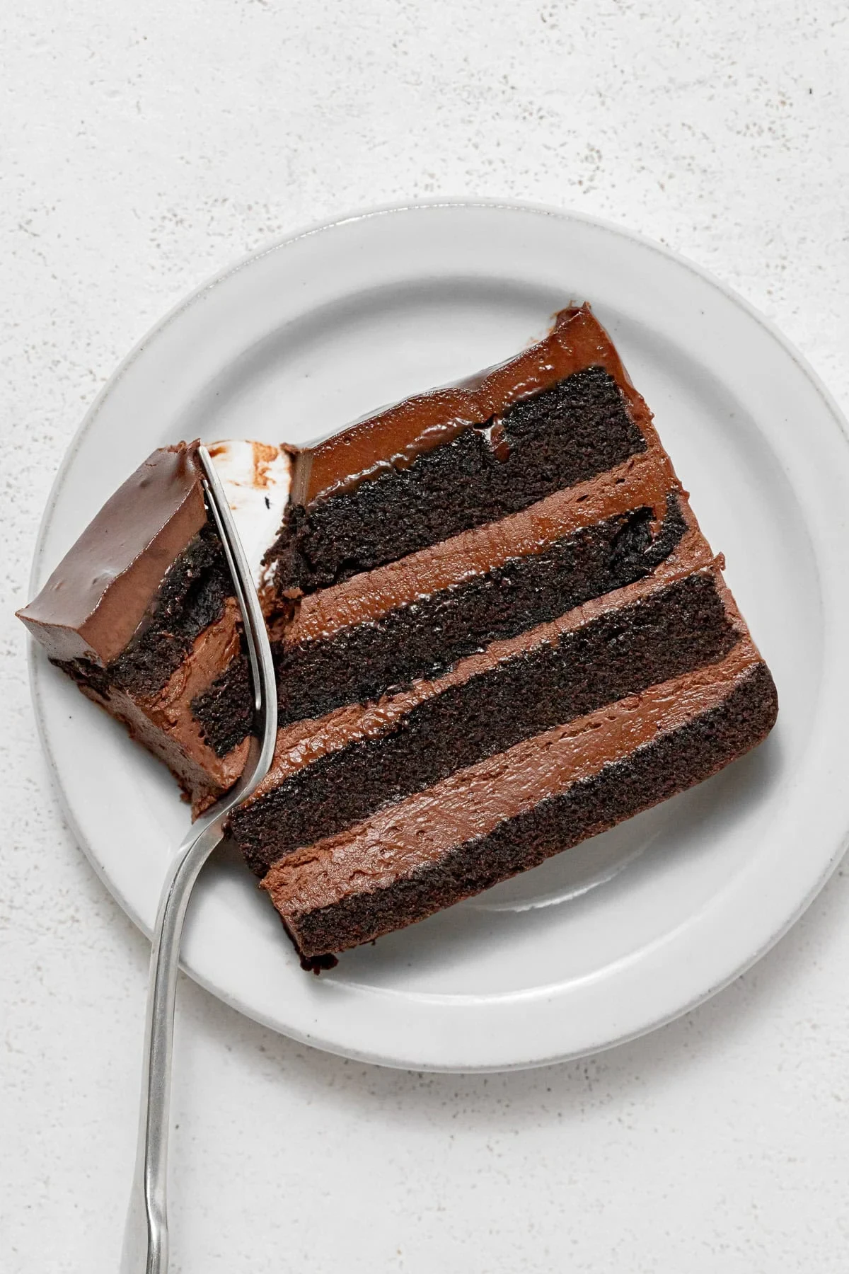 Dark Chocolate Mousse Cake