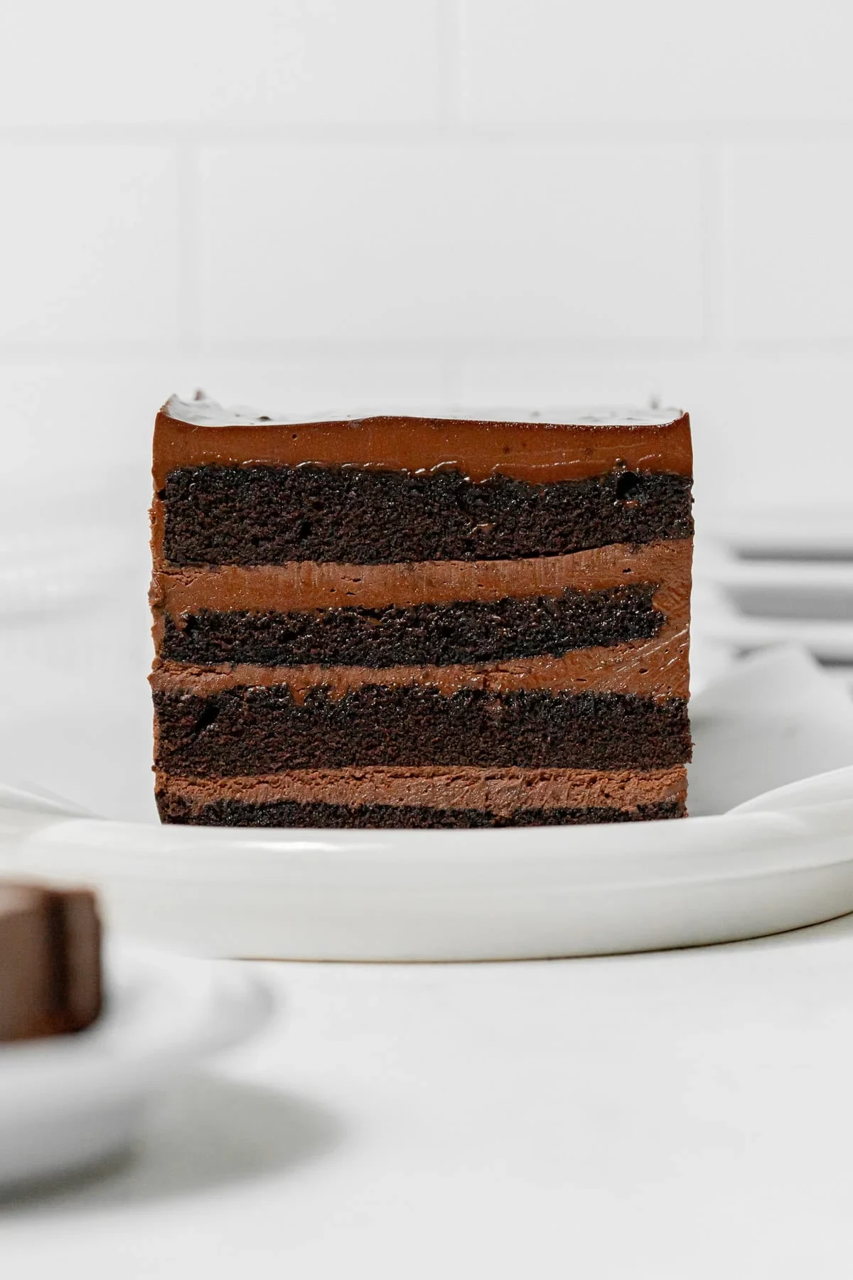 Dark Chocolate Mousse Cake
