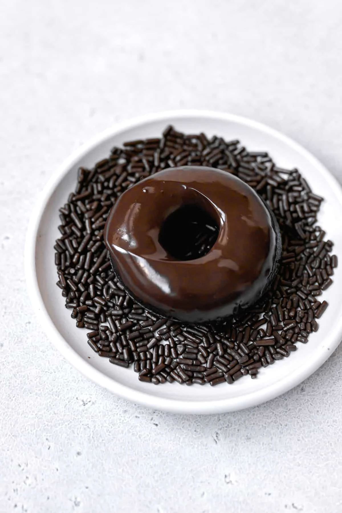 Double Chocolate Glazed Donuts