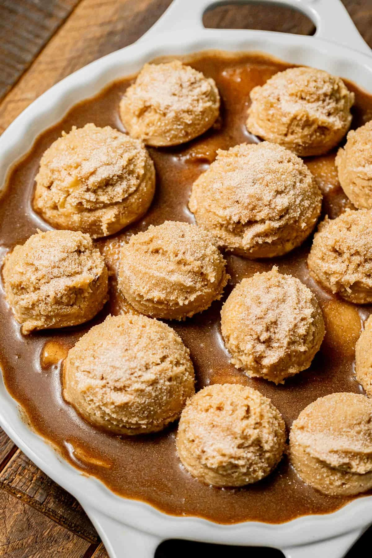 Cinnamon Sugar Apple Cobbler