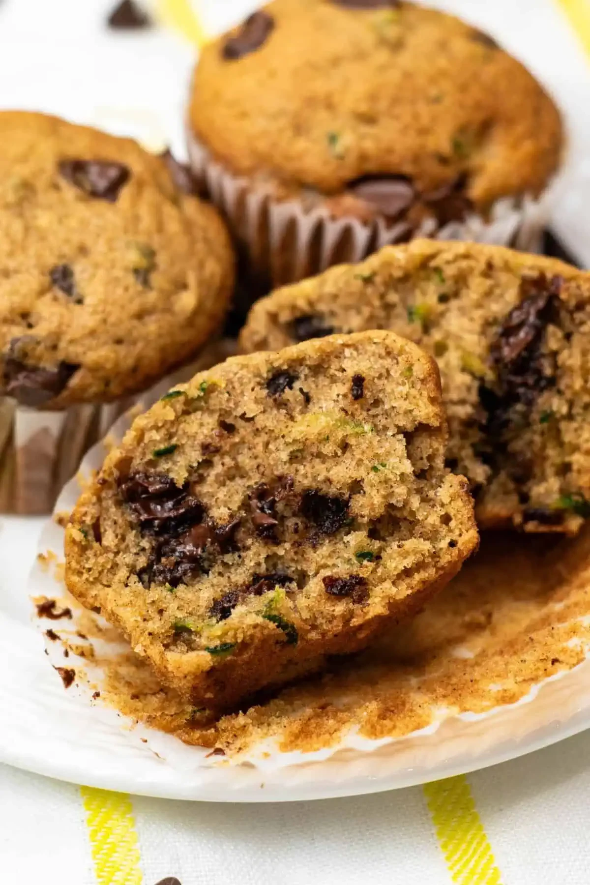 Zucchini Chocolate Chip Muffins