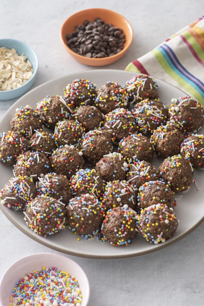 No Bake Cookie Dough Balls