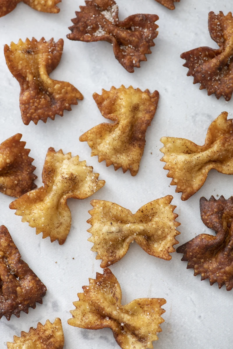 Air Fryer Churro Pasta Chips