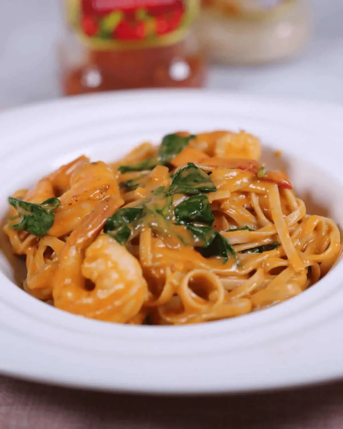 Creamy Tuscan Shrimp Pasta