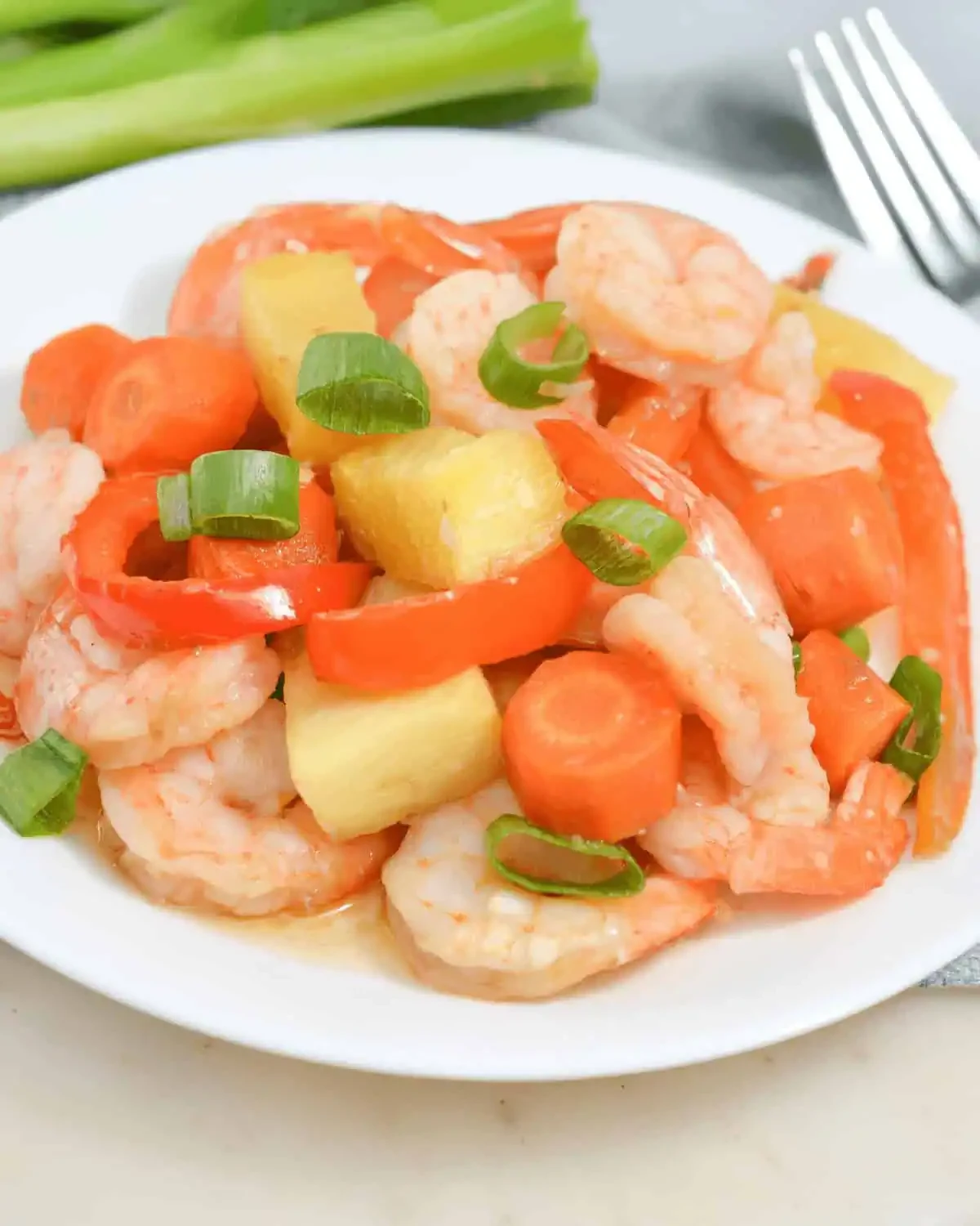 Sheet Pan Shrimp Teriyaki and Pineapple