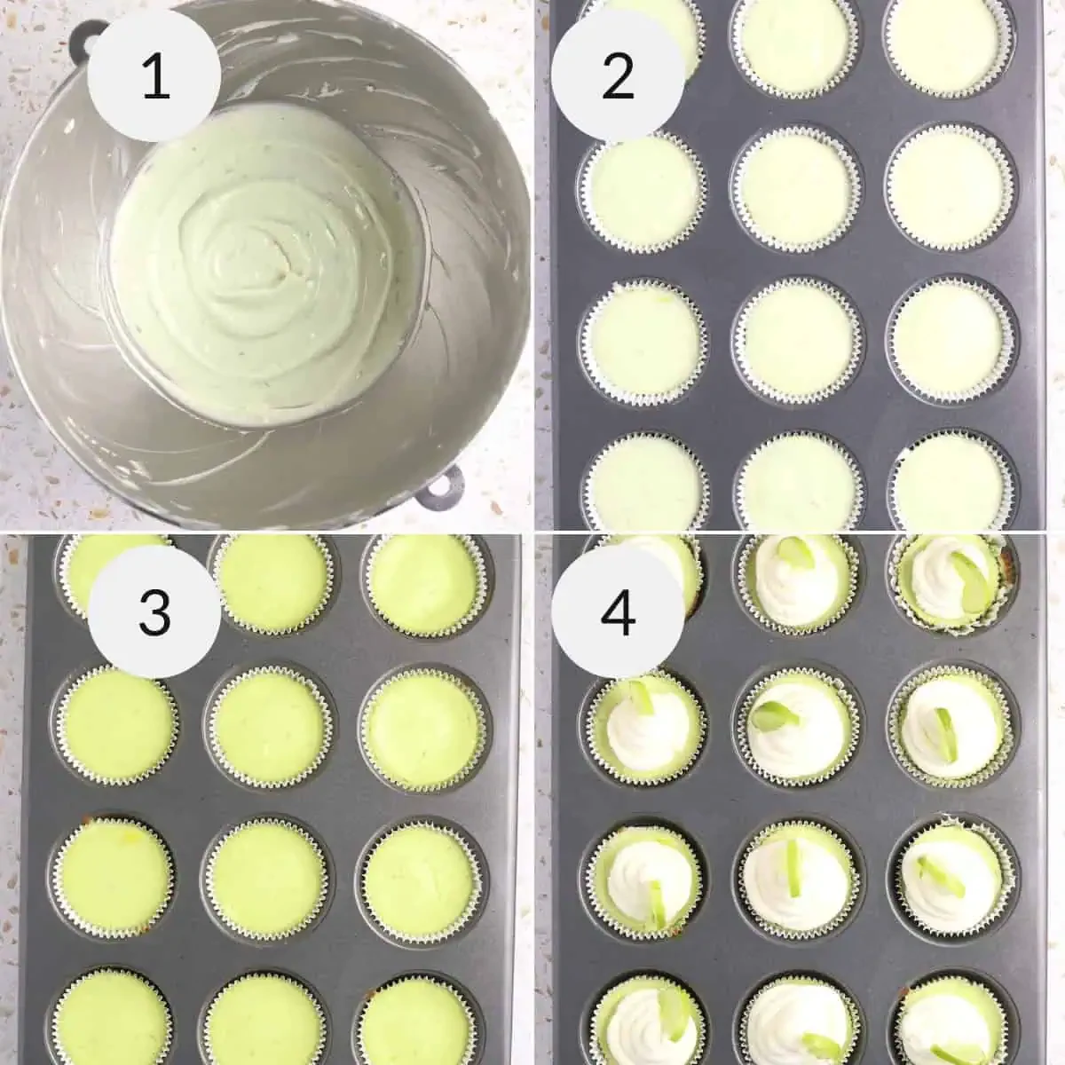 Mini Key Lime Cheesecake