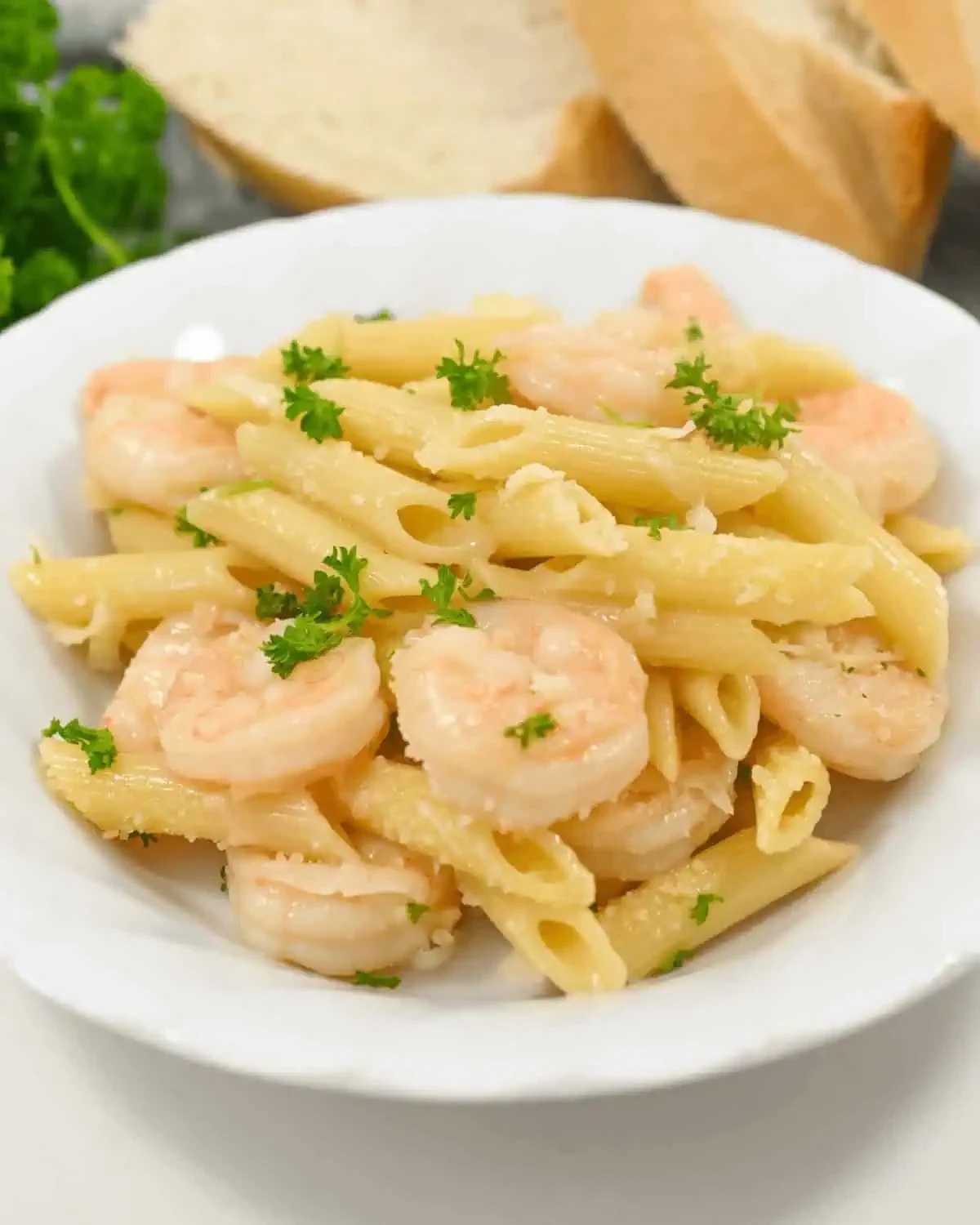 Parmesan Shrimp Pasta