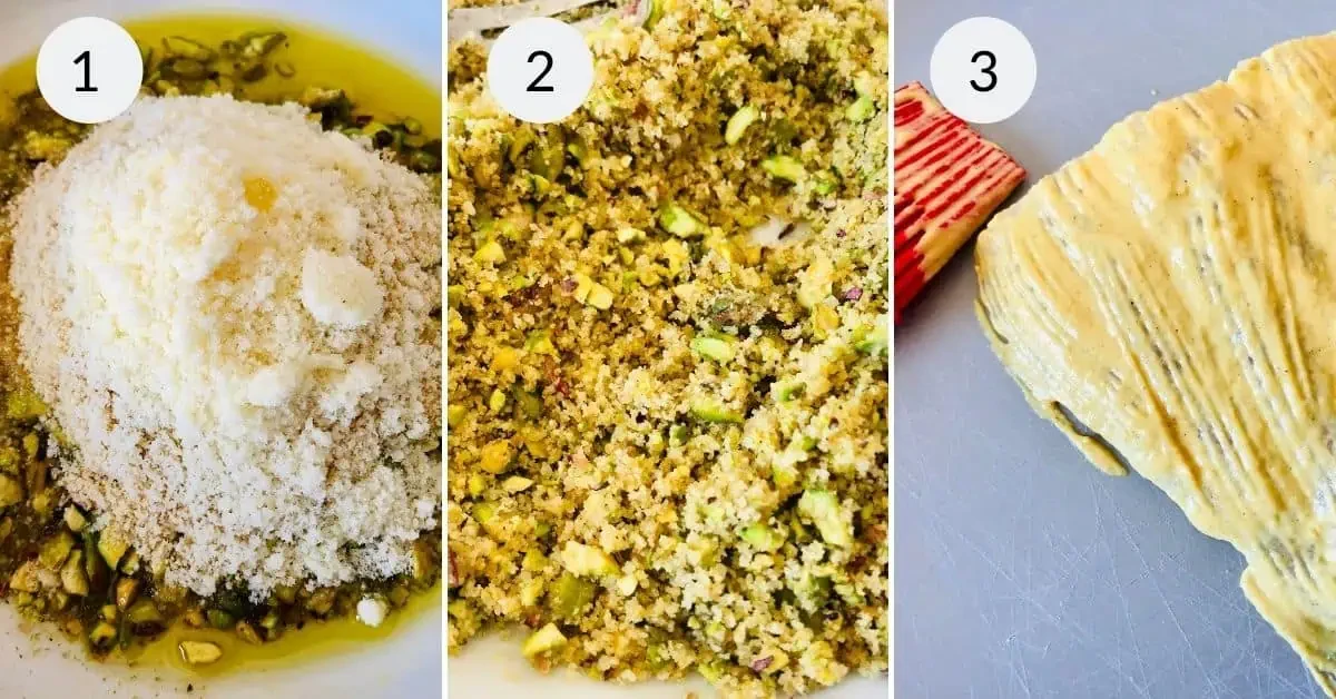 Air Fryer Halibut with Pistachio Crust