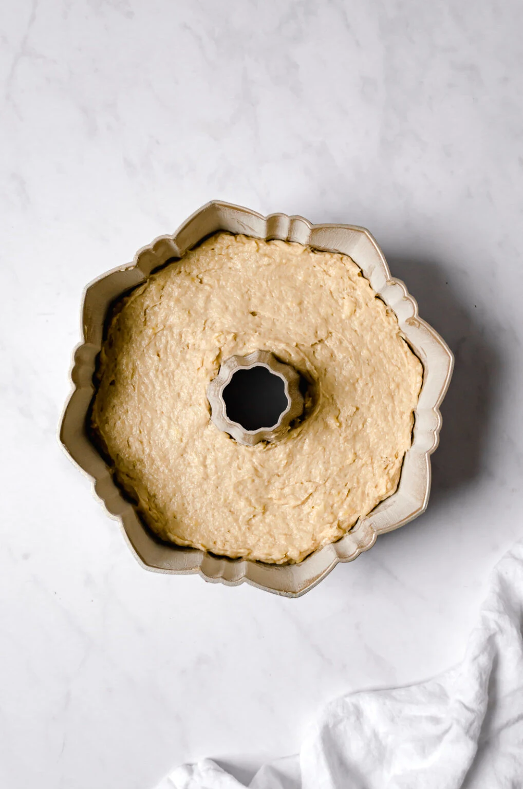 Roasted Banana Bundt Cake with Chocolate Glaze