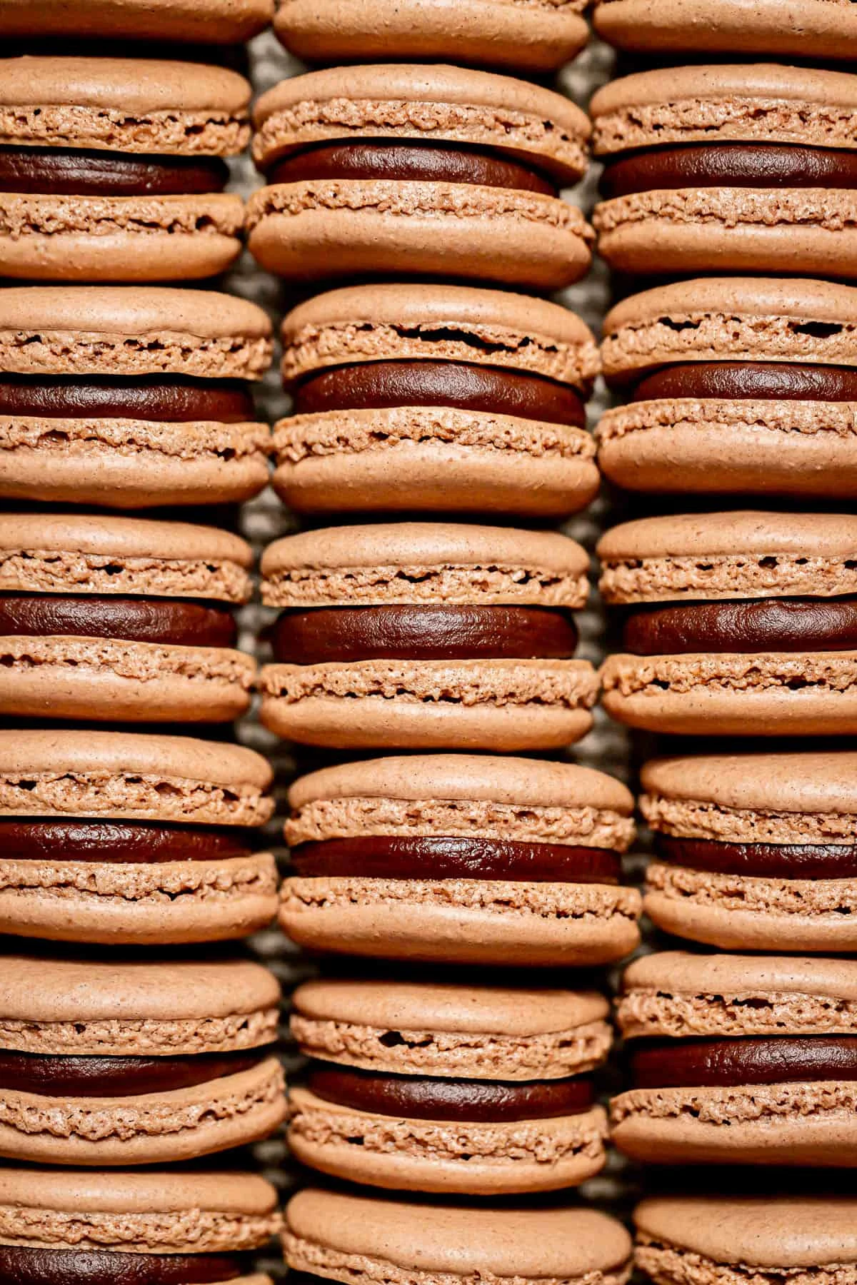 Double Chocolate Macarons