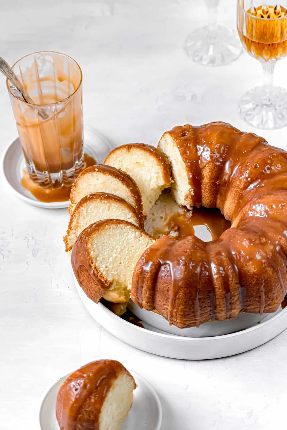 Caramel Rum Bundt Cake