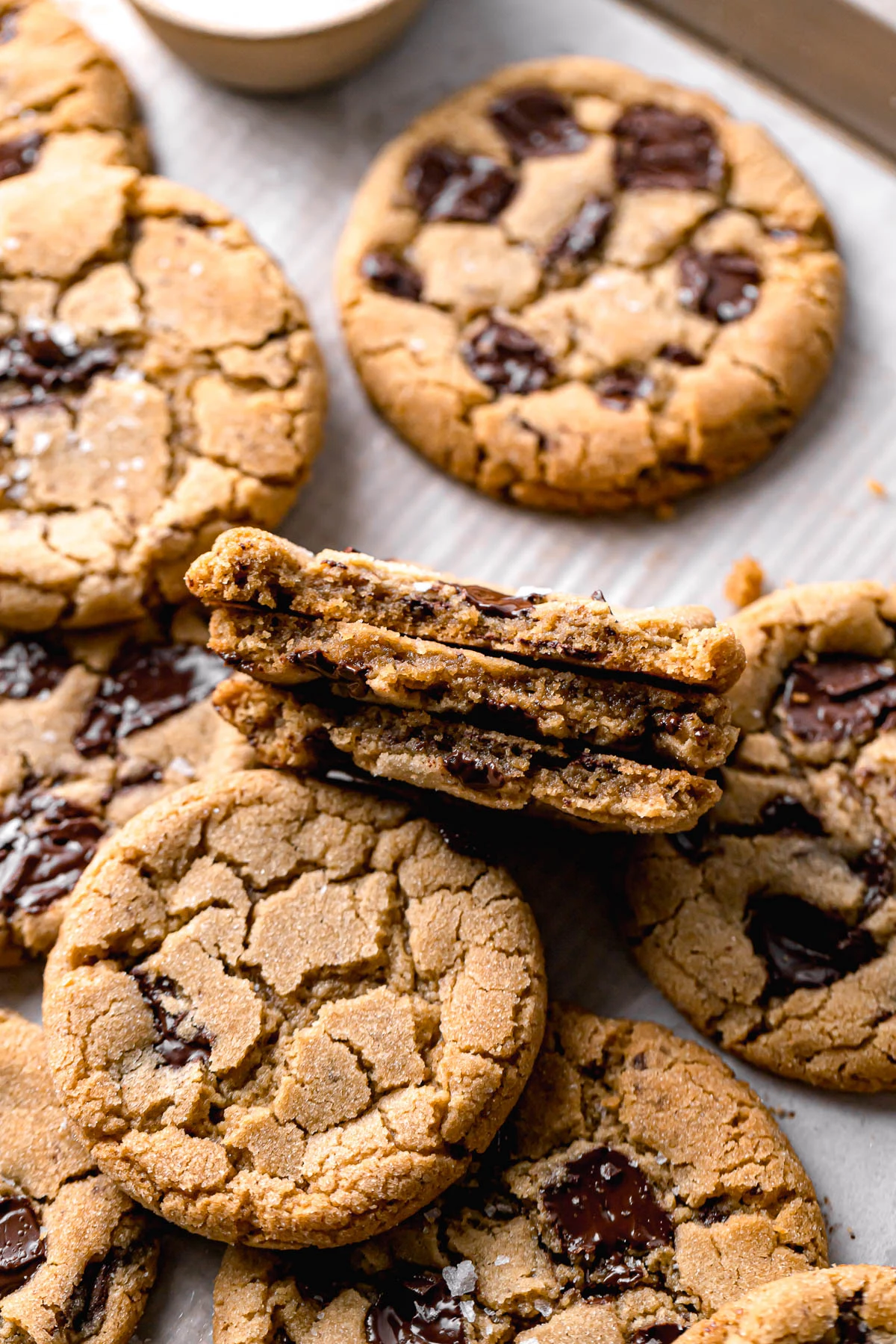 Pan-Banging Chocolate Chip Peanut Butter Cookies