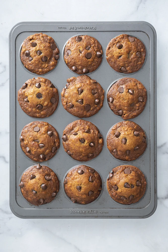 Chocolate Oat Muffins