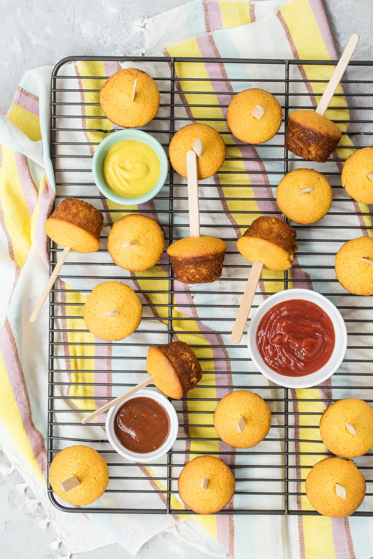 Corn Dog Muffin Bites