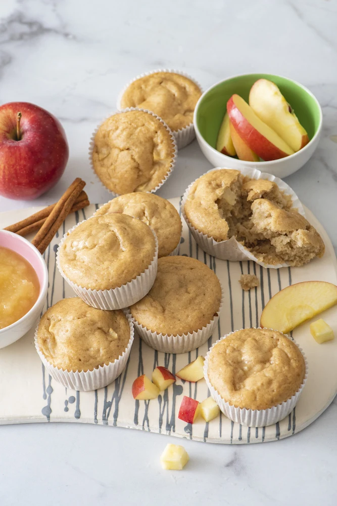 Apple Applesauce Muffins