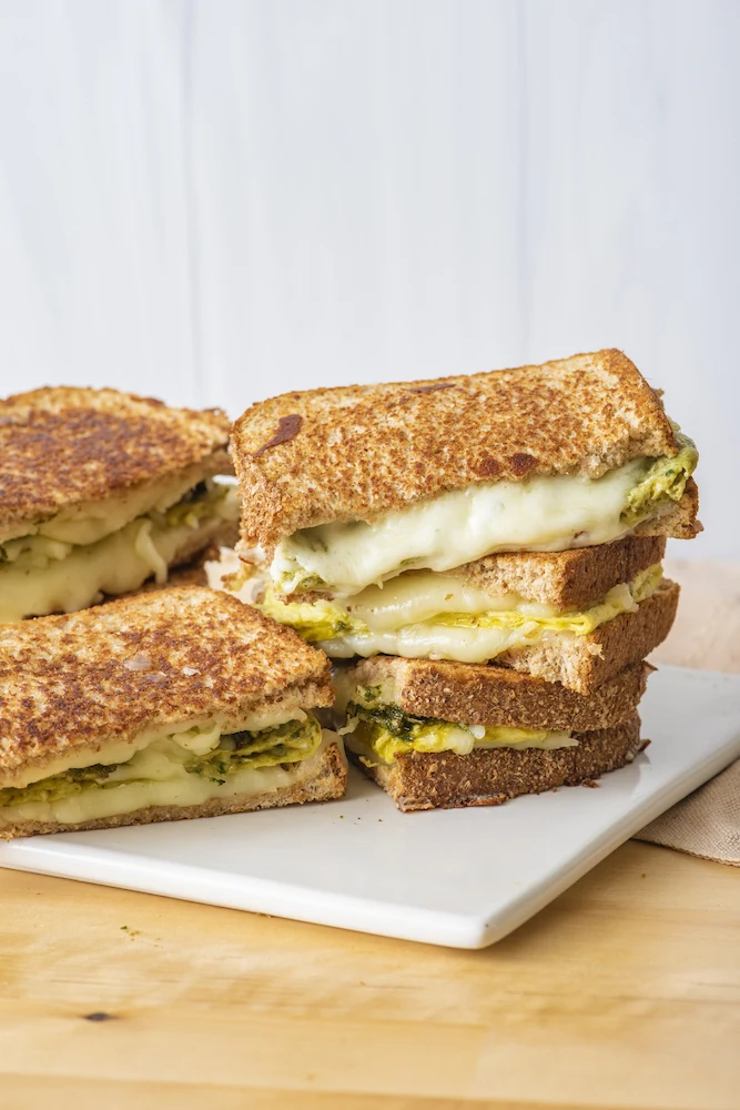 Egg Pesto Melt