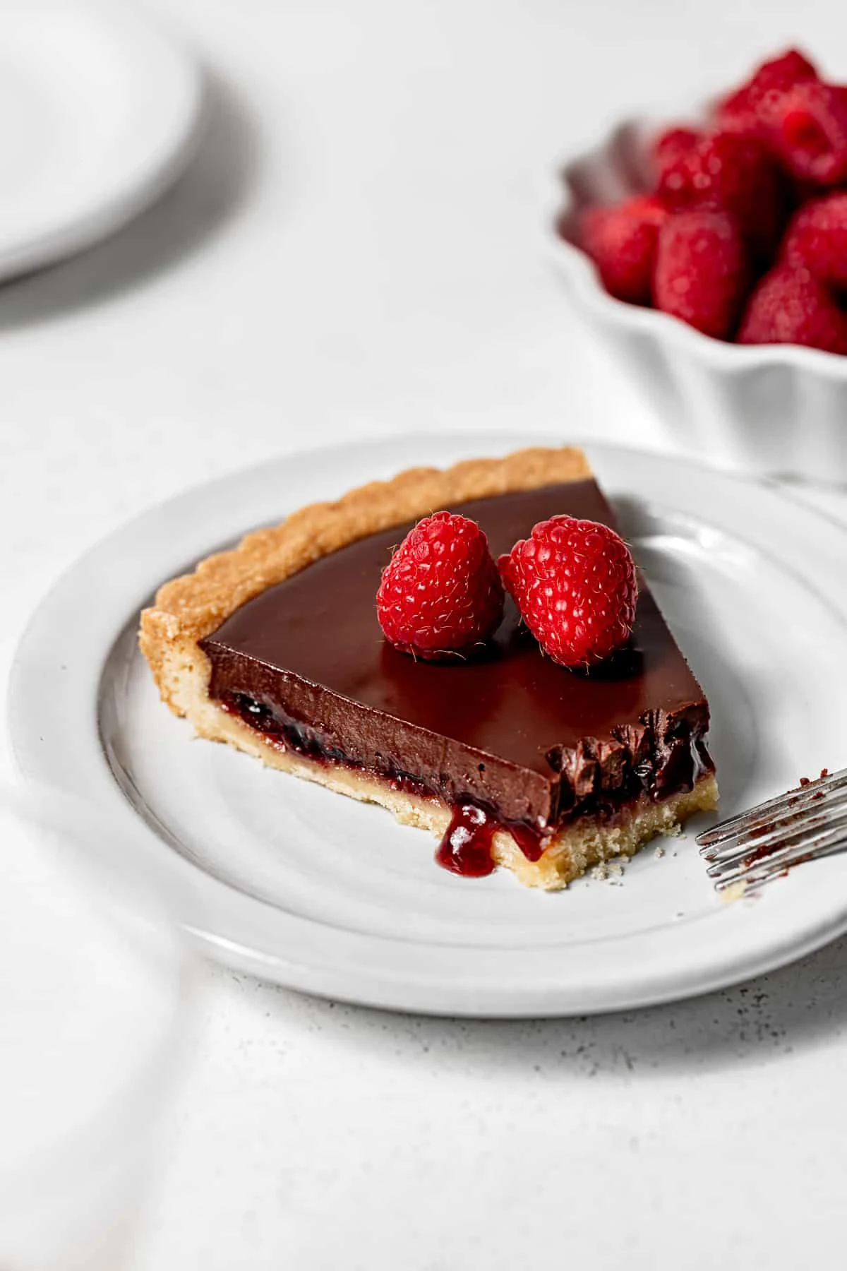 Chocolate Raspberry Tart