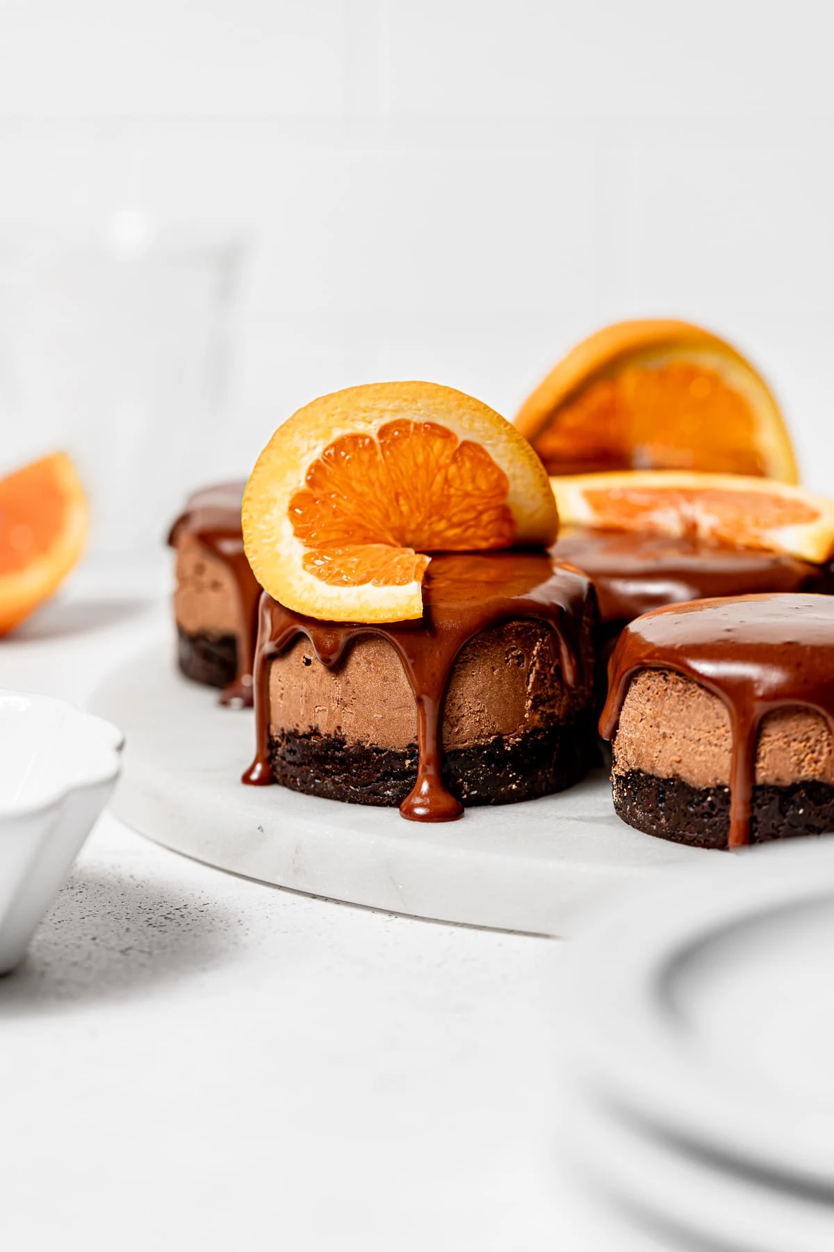 Mini Chocolate Orange Cheesecakes