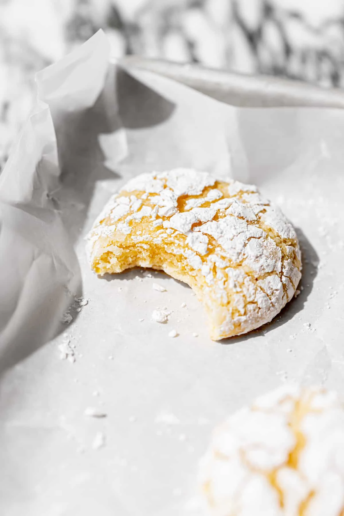 Lemon Crinkle Cookies
