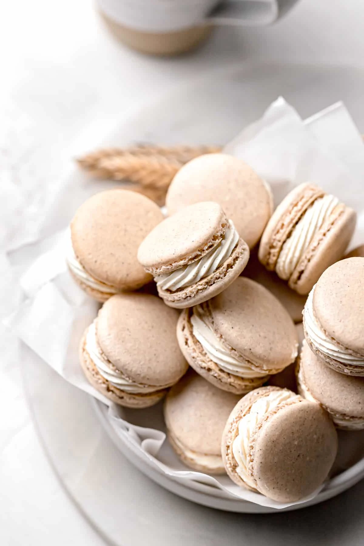 Chai Macarons