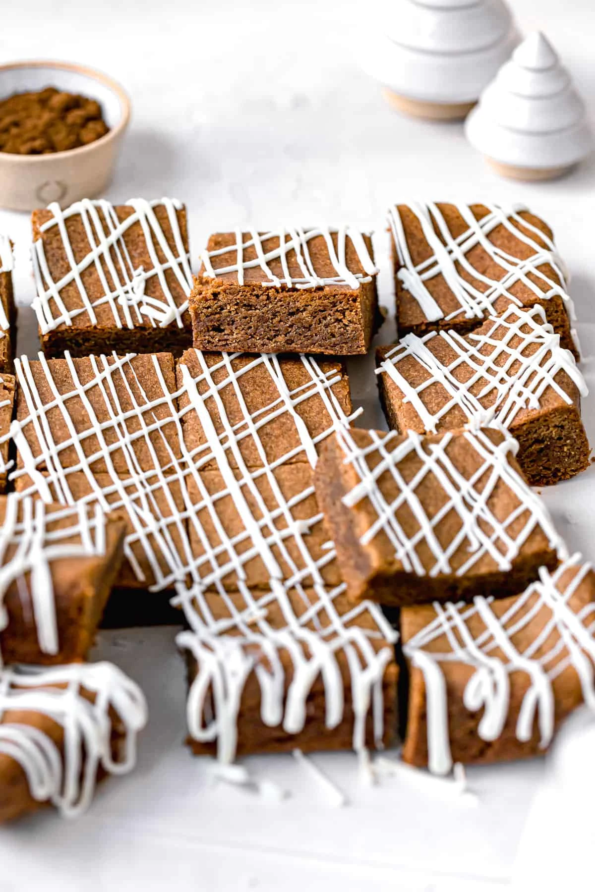 Gingerbread Blondies