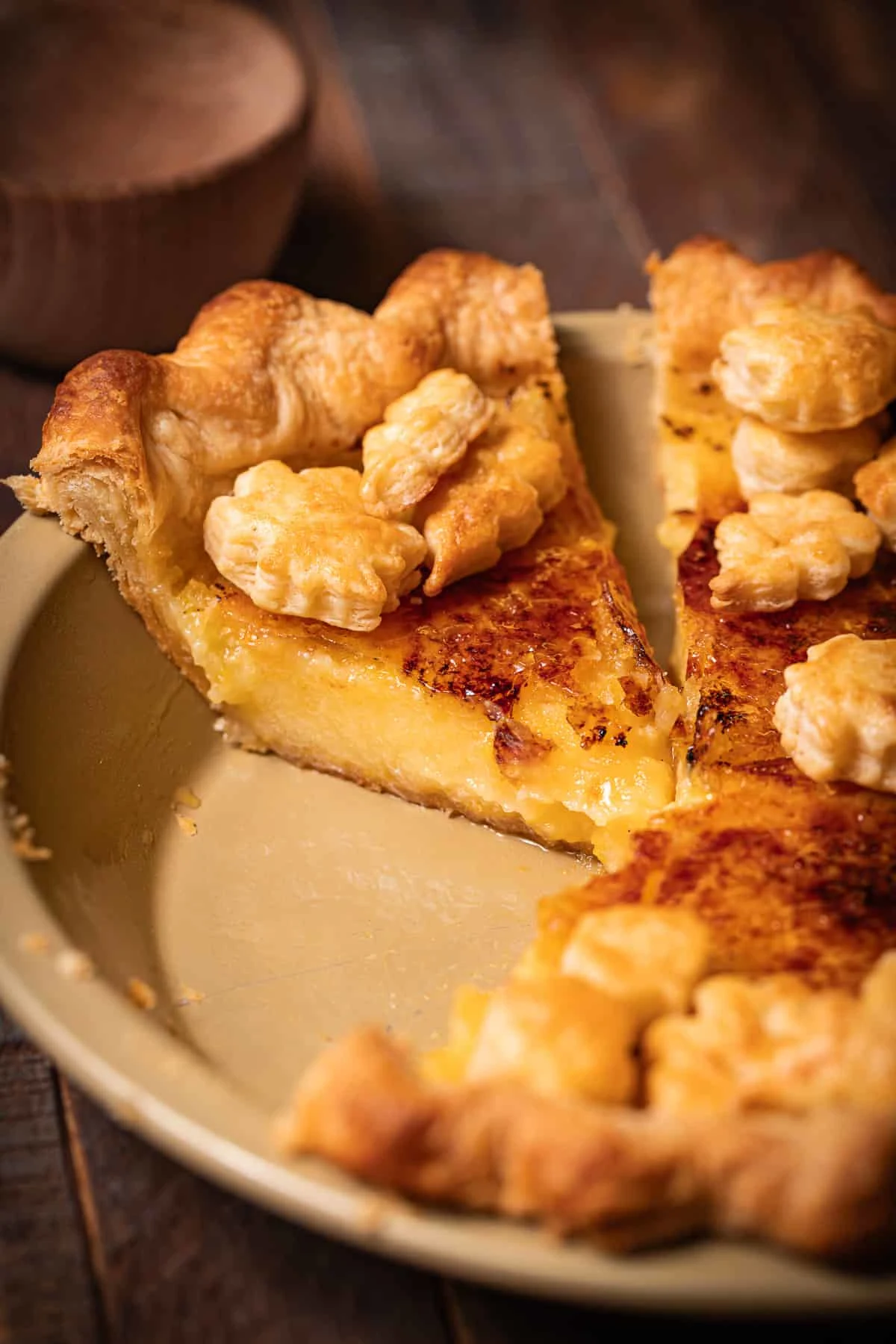 Brûléed Lemon Chess Pie