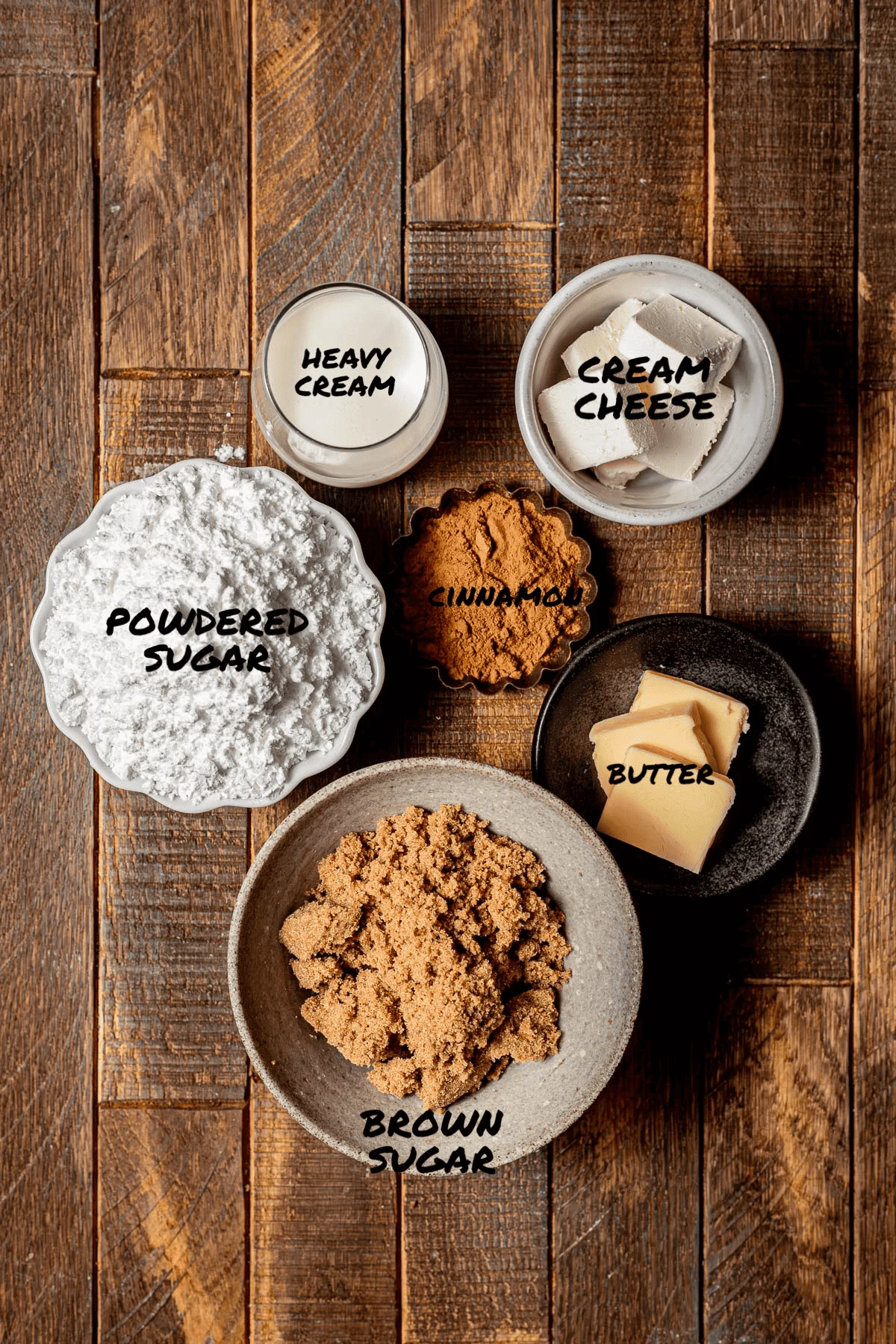 Mini Cinnamon Rolls with Heavy Cream