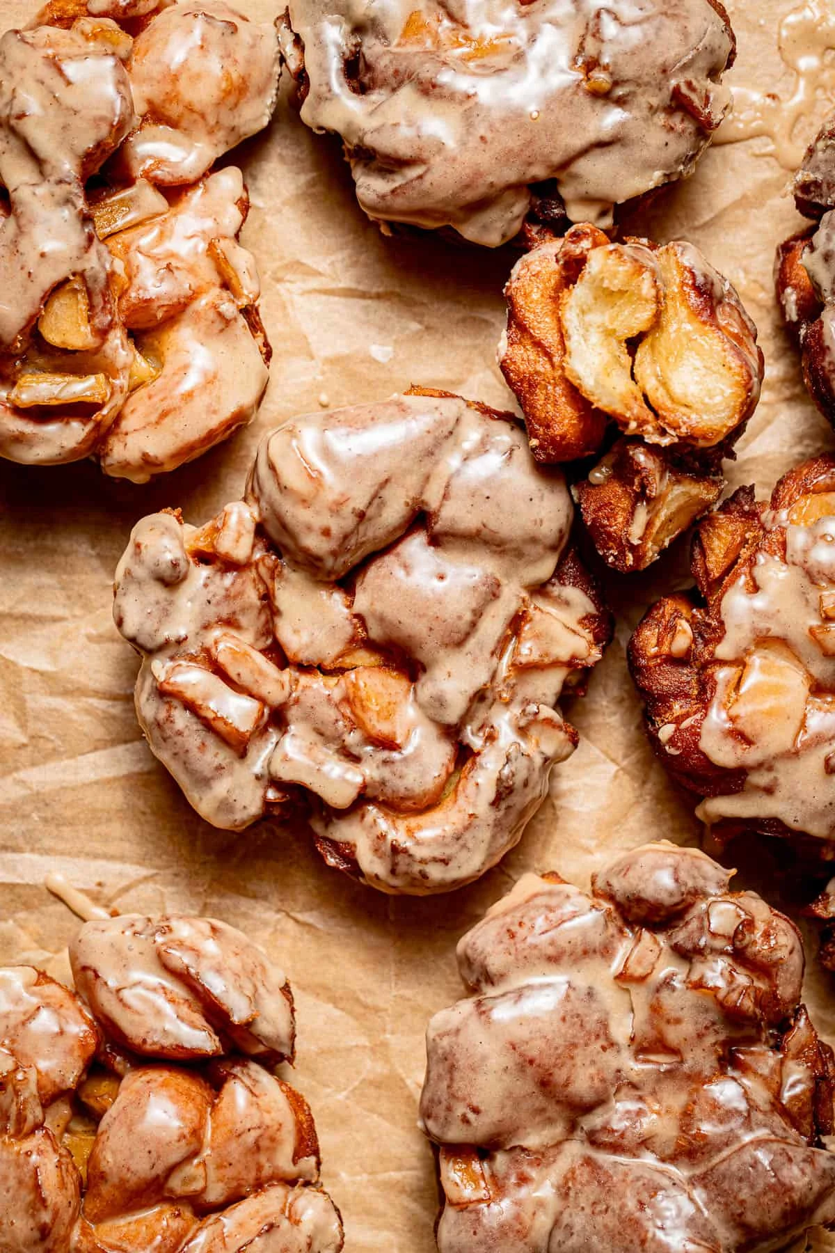 Boozy Bourbon Apple Fritters