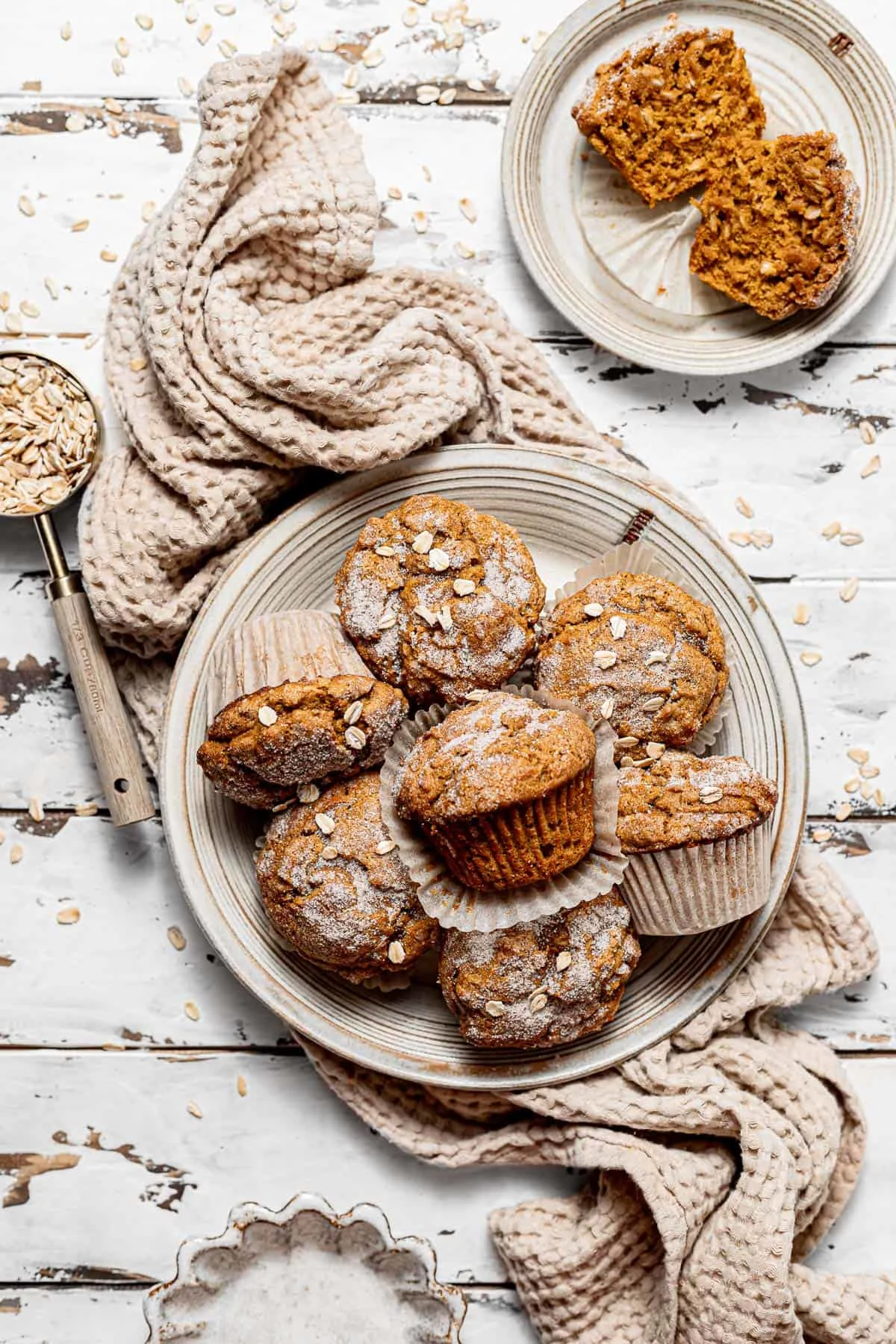 Gluten-Free Pumpkin Oatmeal Muffins