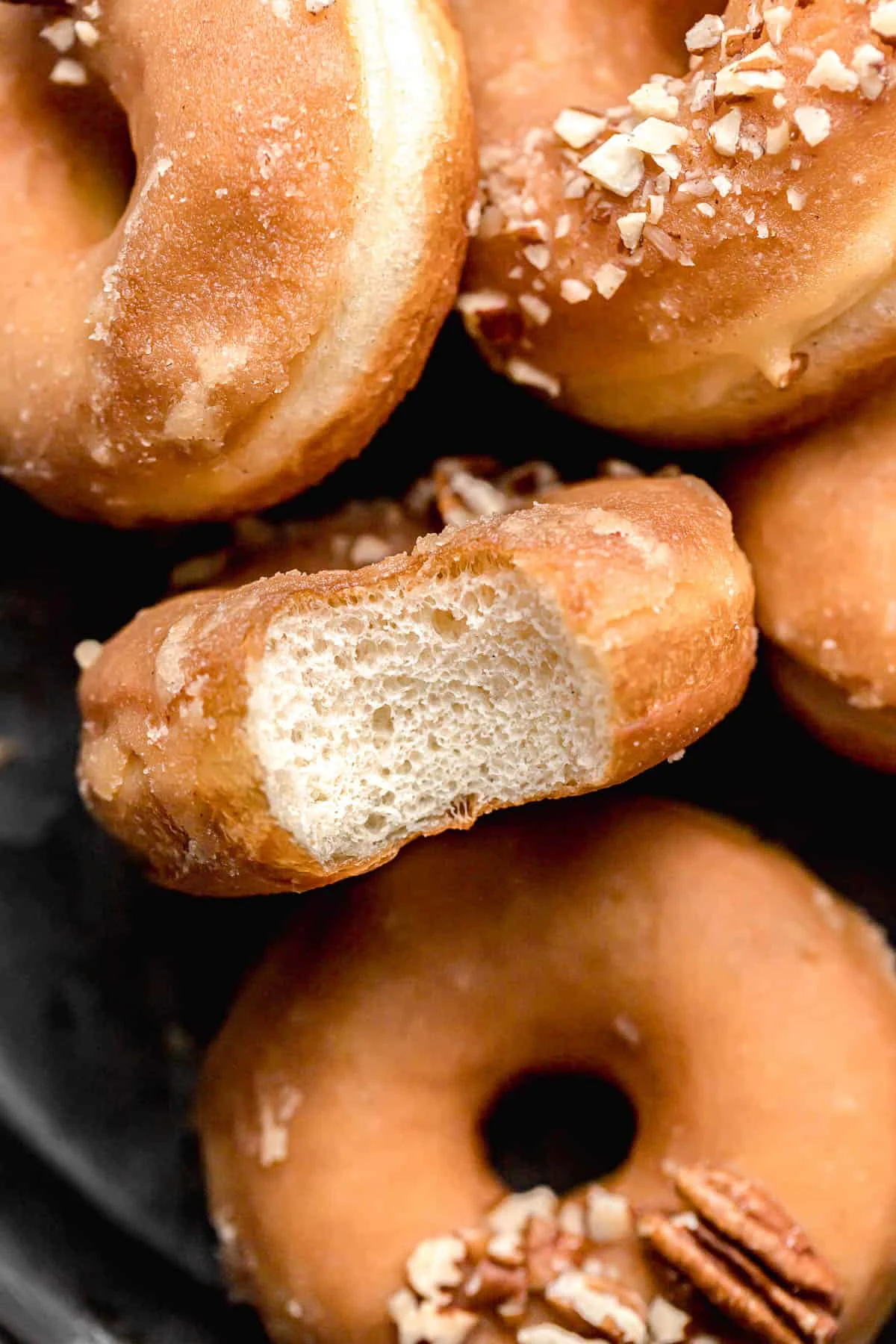 Maple Glazed Brioche Donuts