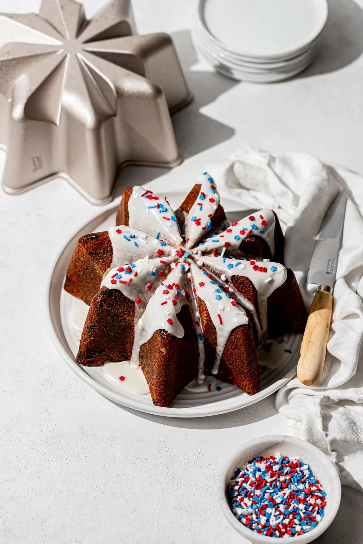 4th of July Funfetti Cake