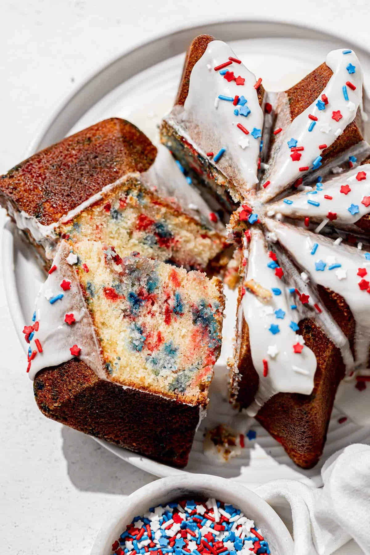 4th of July Funfetti Cake