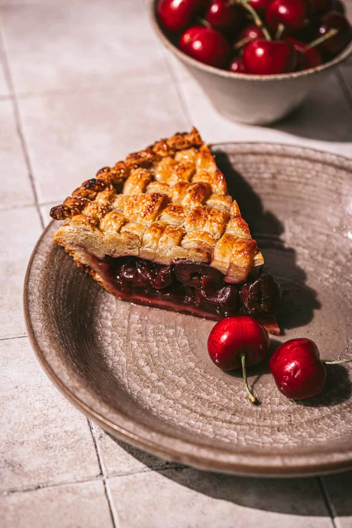 Cardamom Cherry Pie