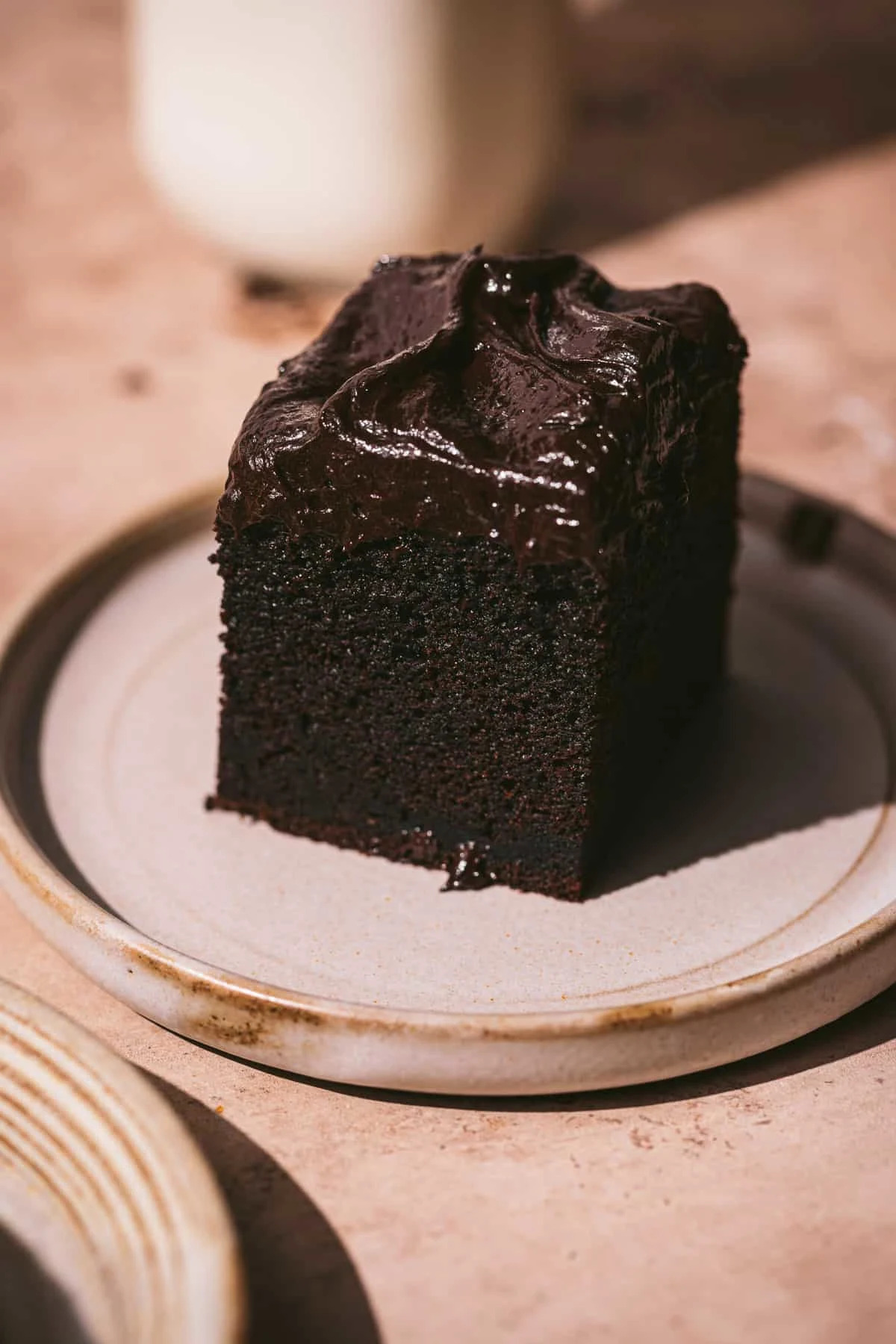 Dark Chocolate Malt Snack Cake