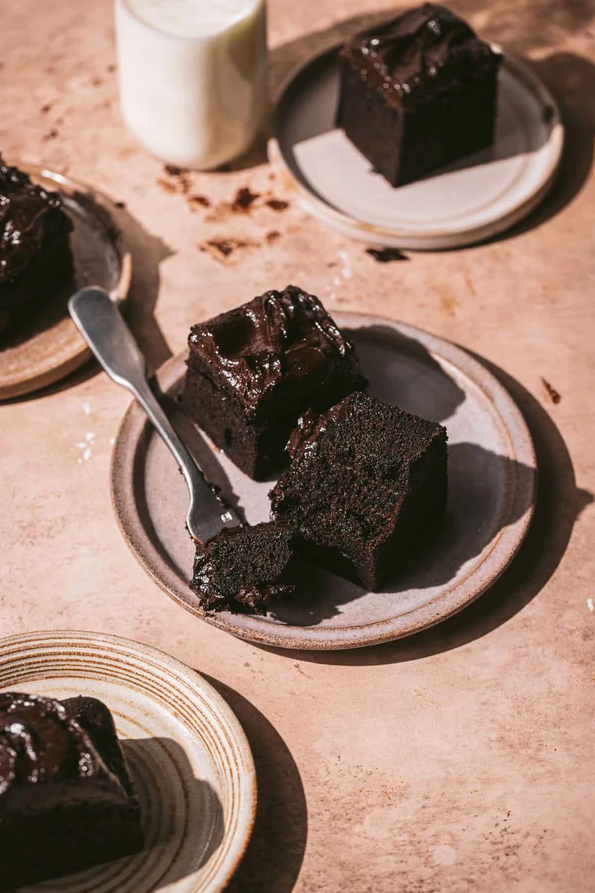 Dark Chocolate Malt Snack Cake