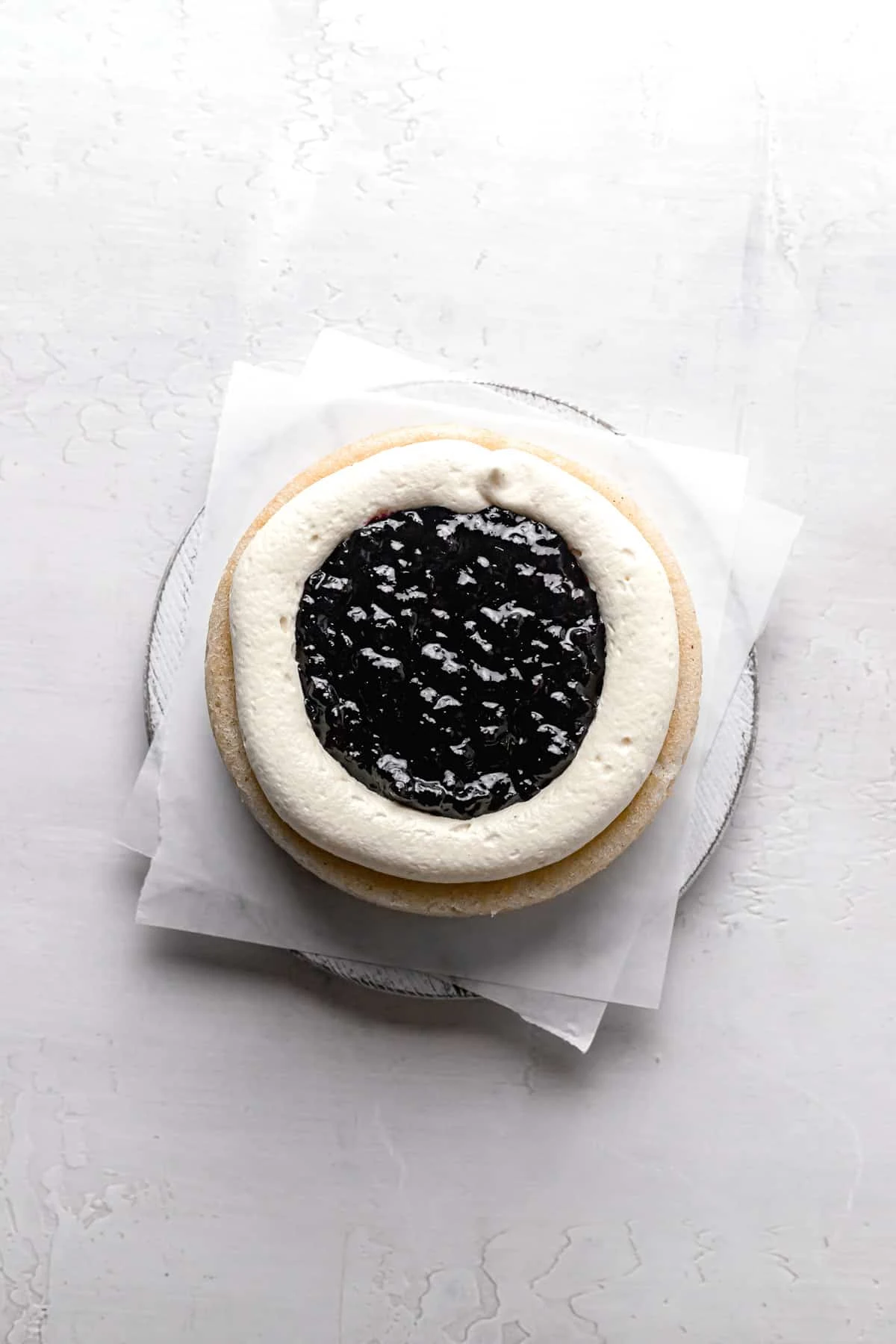 Lemon Blueberry Jam Cake