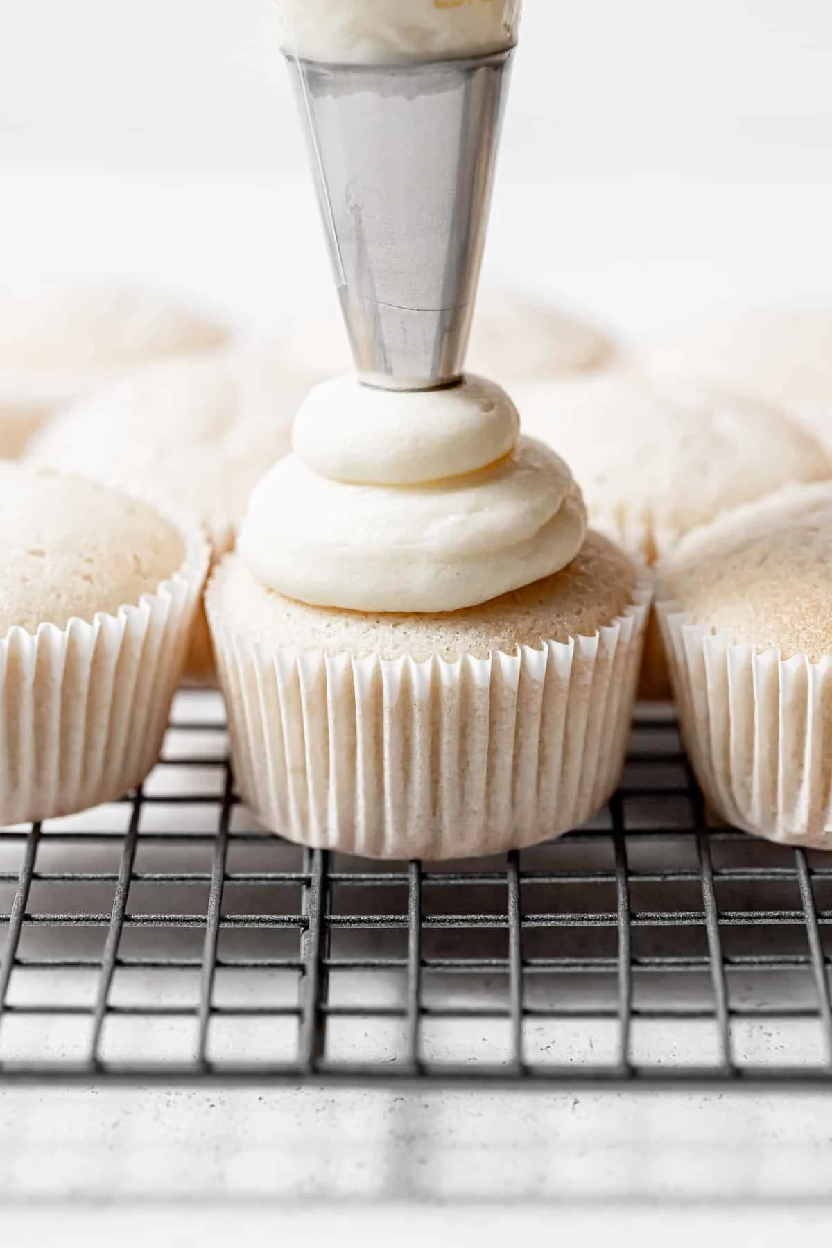 Coconut Cupcakes with Coconut Cream Cheese Frosting
