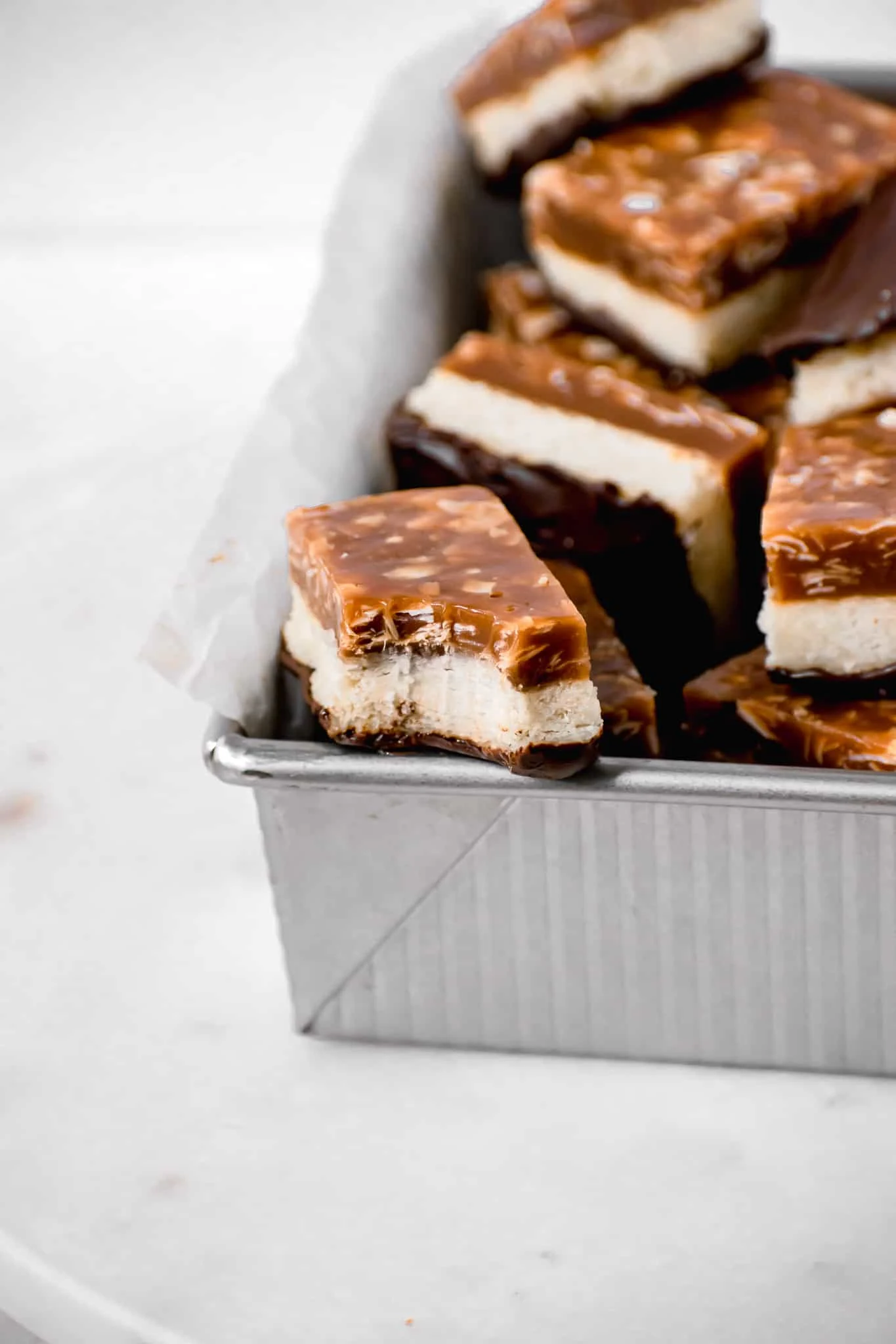 Homemade Samoa Bars