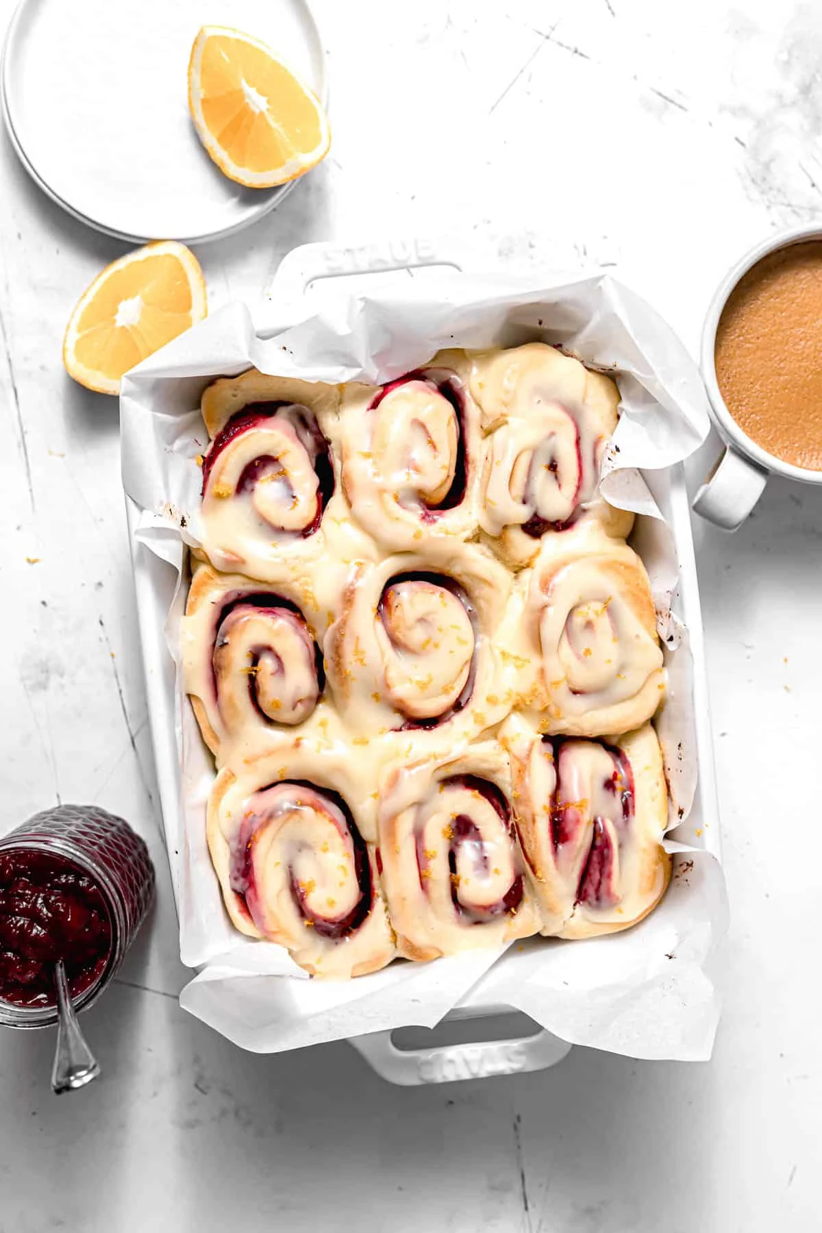Cranberry Orange Cinnamon Rolls