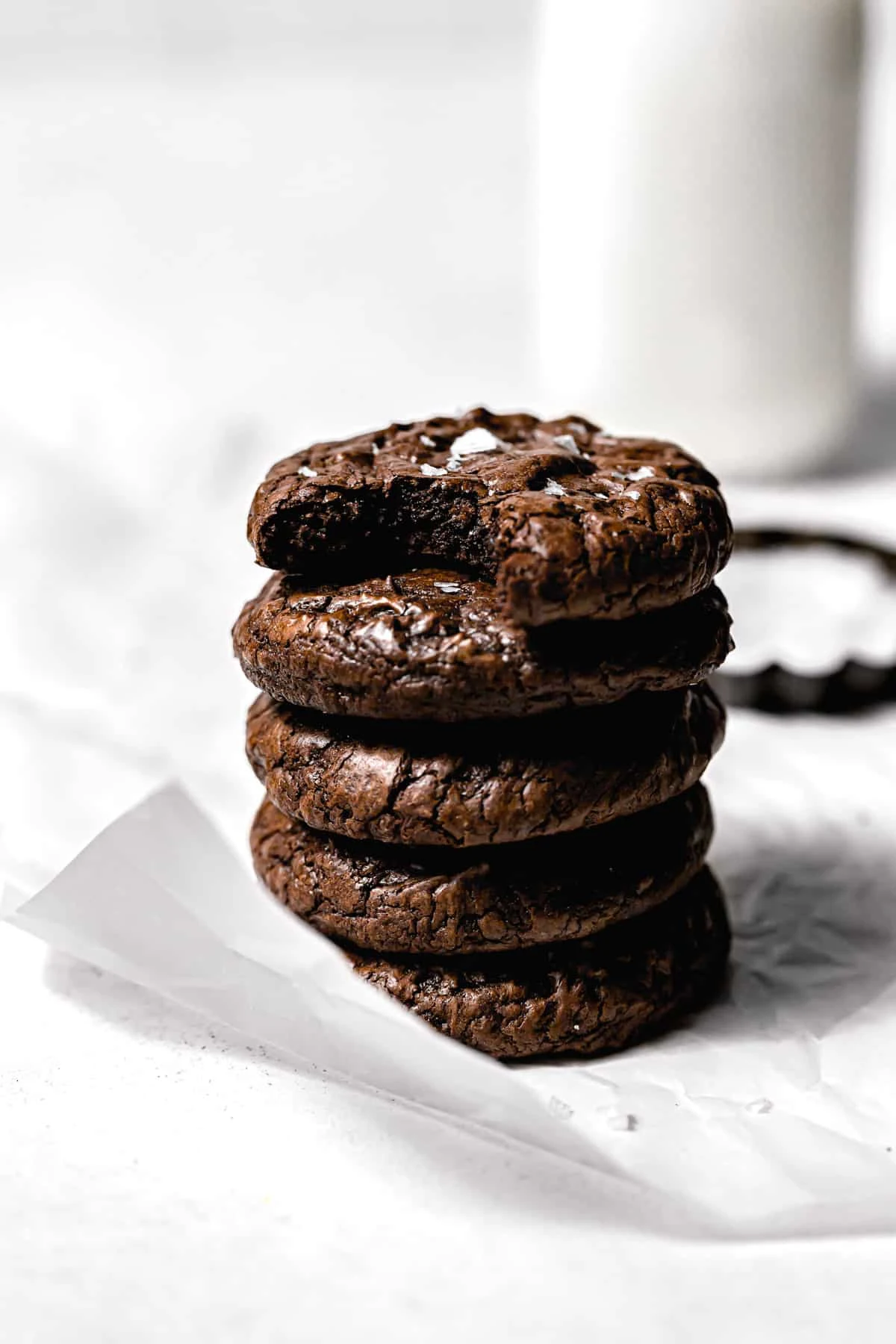 Fudgy Mocha Brownie Cookies
