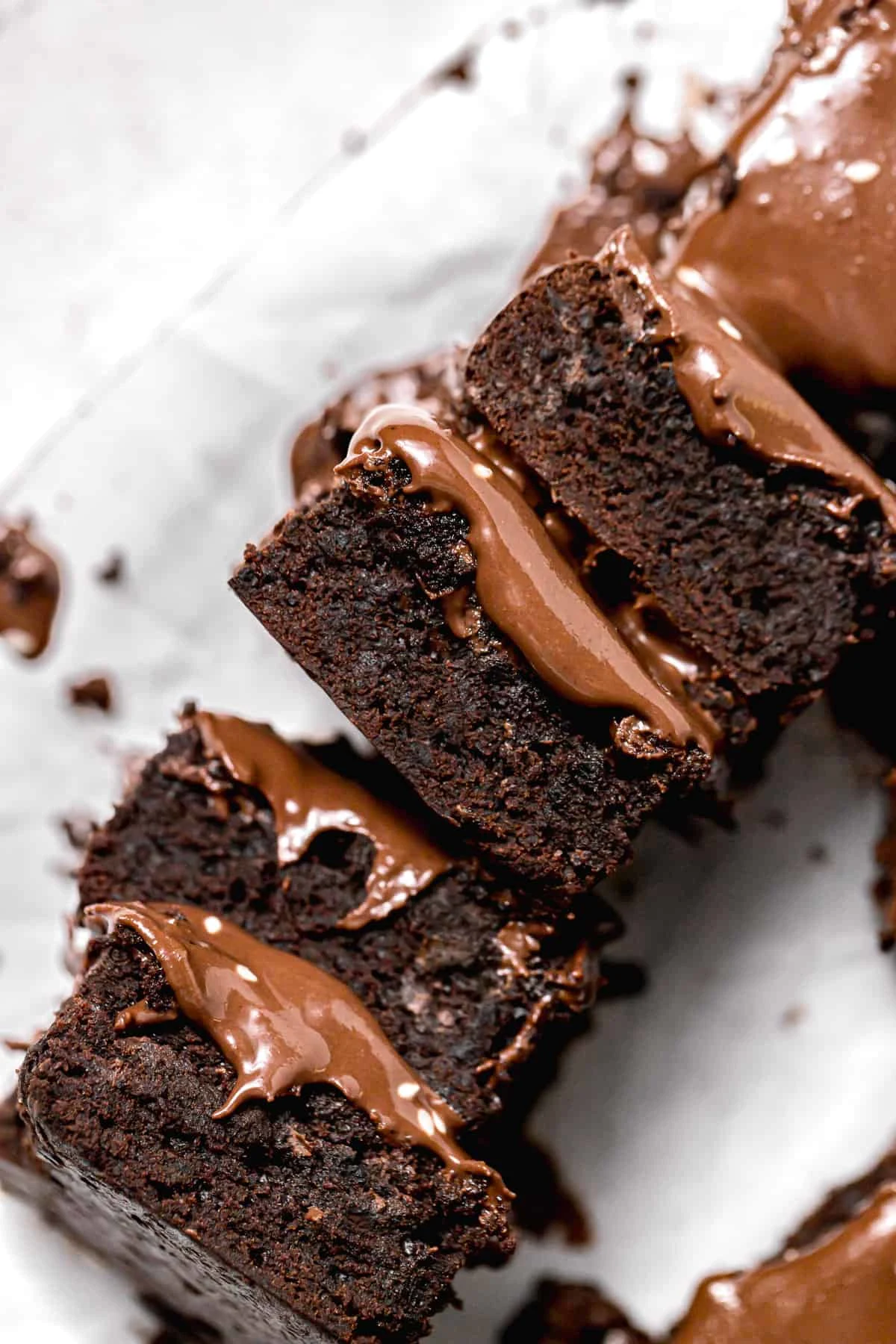 Frosted Tahini Brownies
