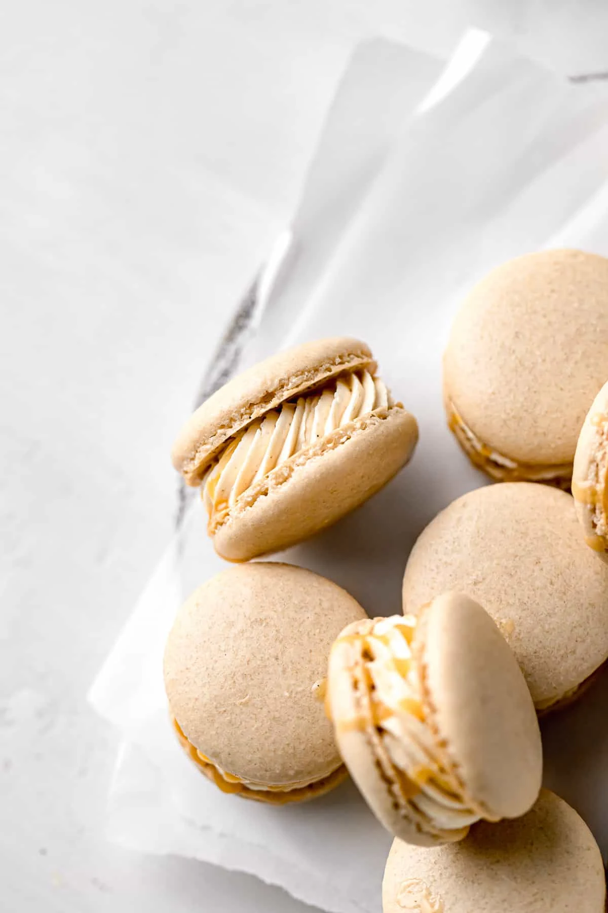 Salted Caramel Macarons