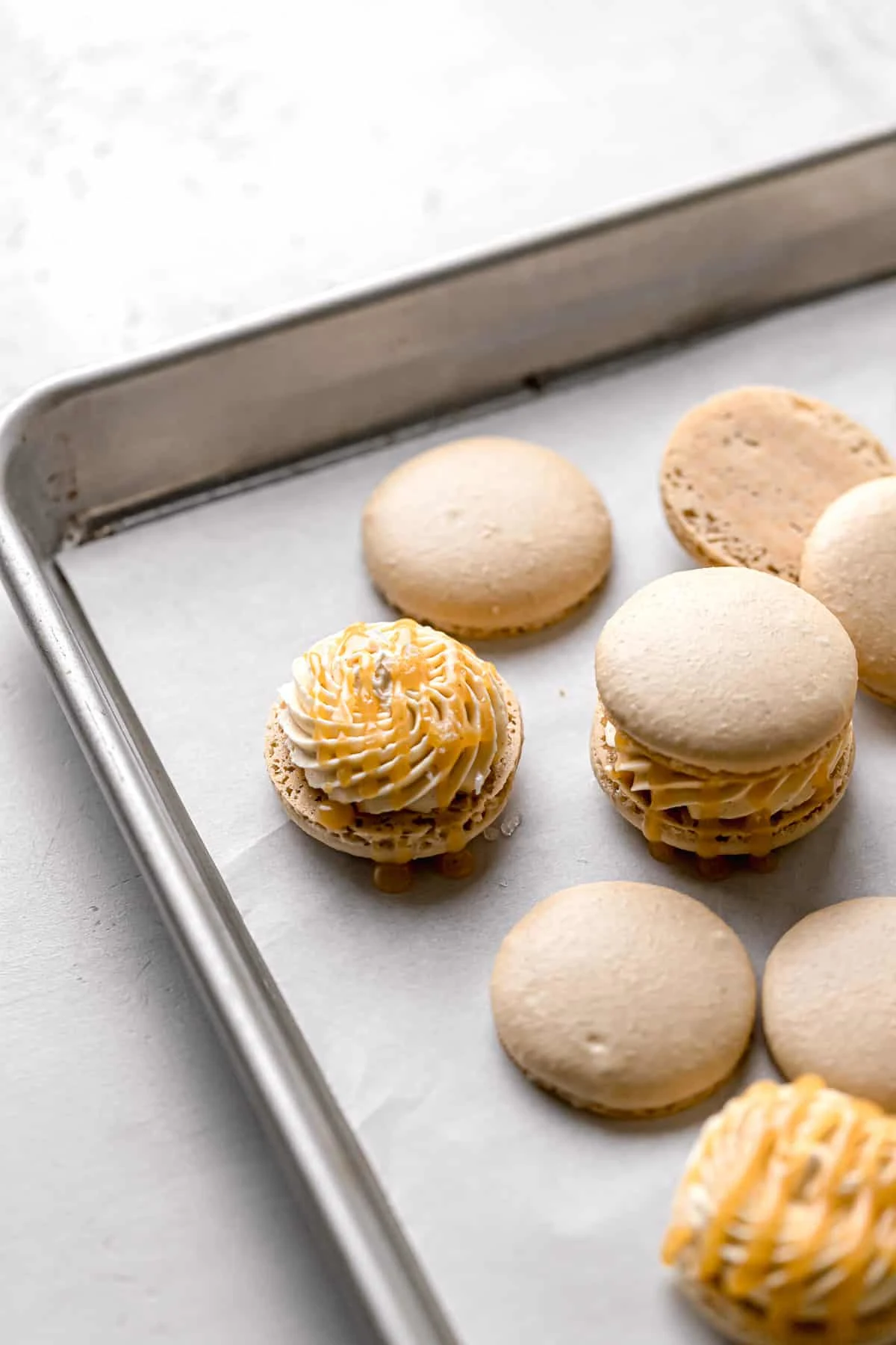Salted Caramel Macarons