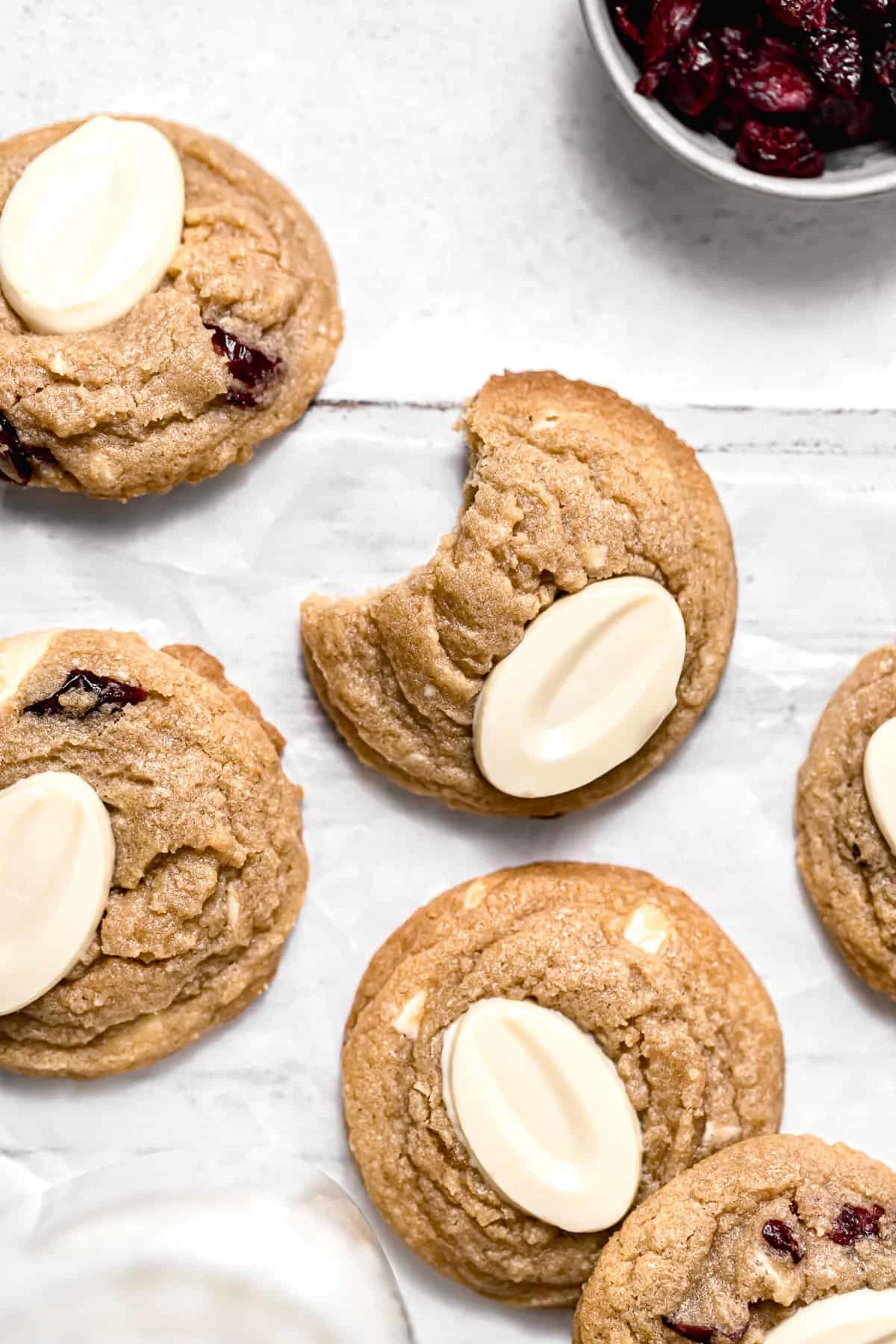 White Chocolate Cranberry Cookies