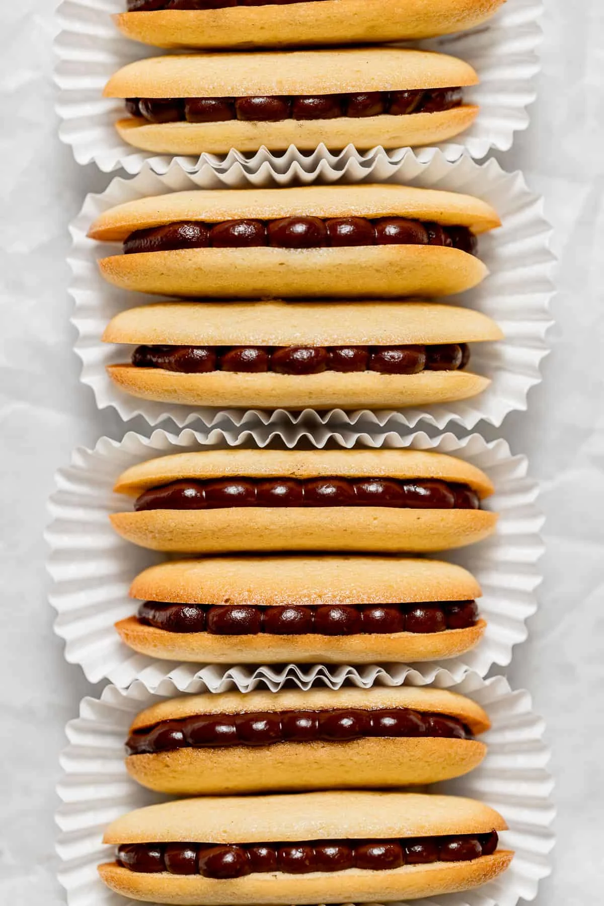 Homemade Mint Chocolate Milano Cookies