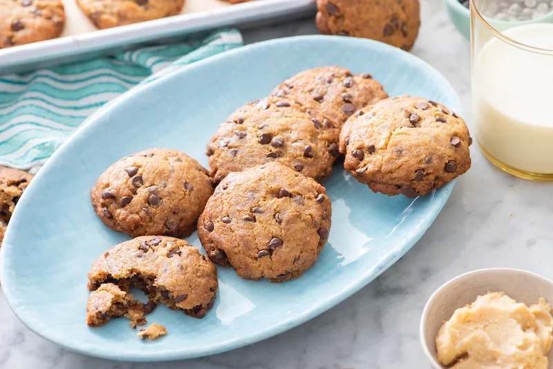 Gluten Free Vegan Miso Chocolate Chip Cookies