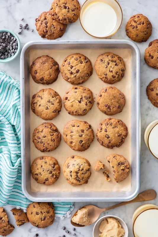 Gluten Free Vegan Miso Chocolate Chip Cookies