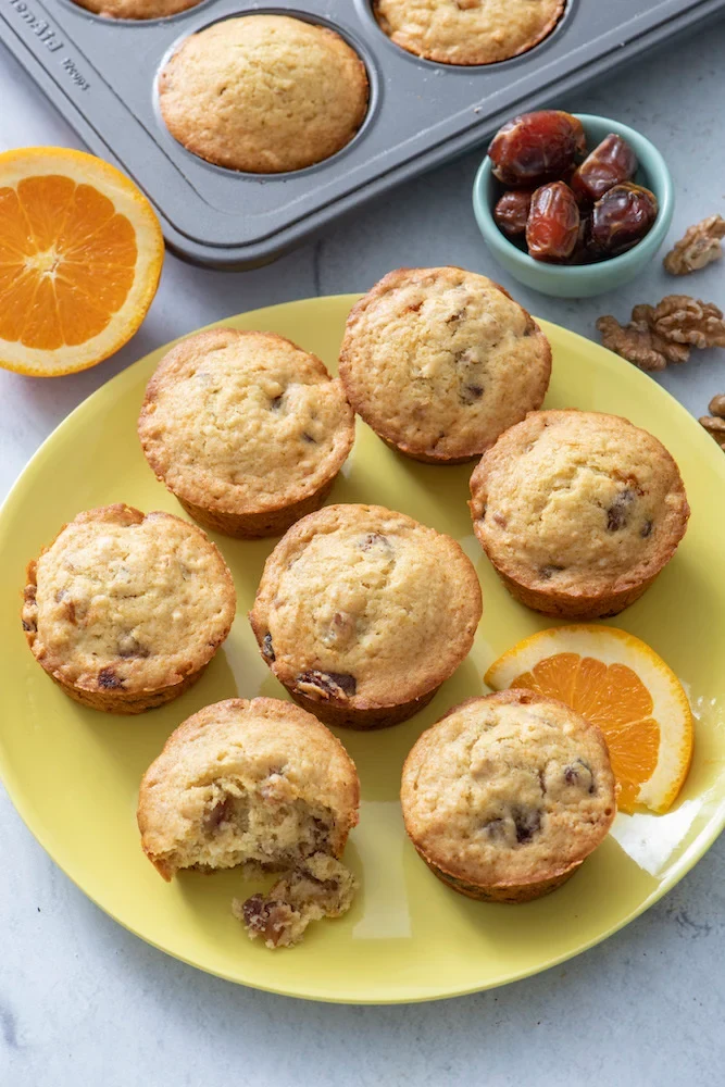 Orange Date Muffins