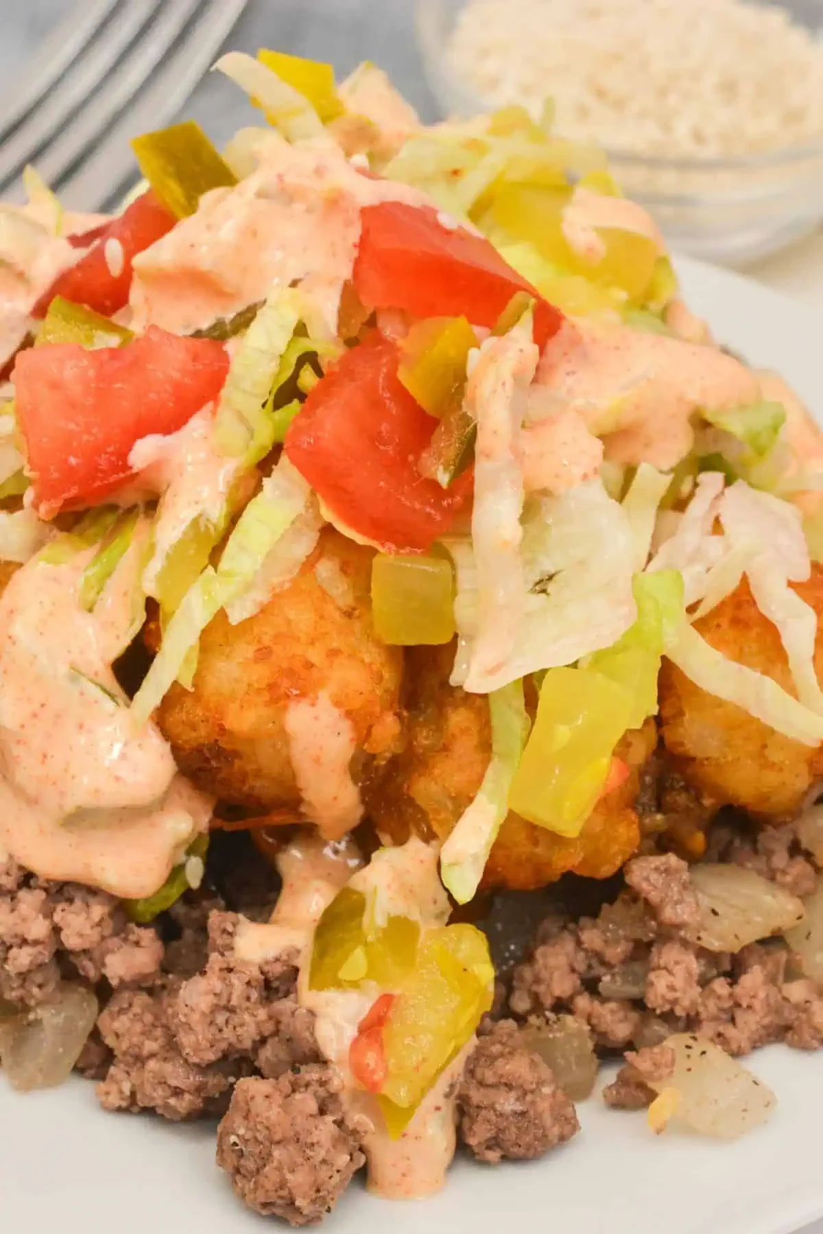 Big Mac Tater Tot Casserole