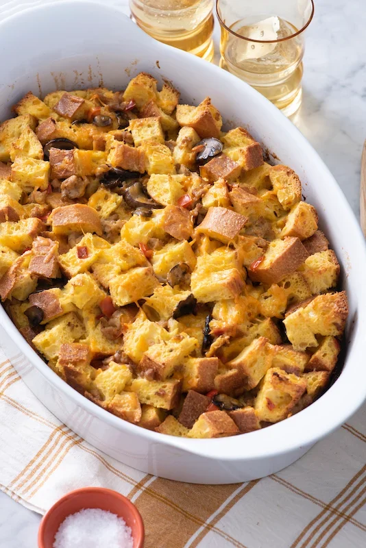 Christmas Morning Breakfast Strata